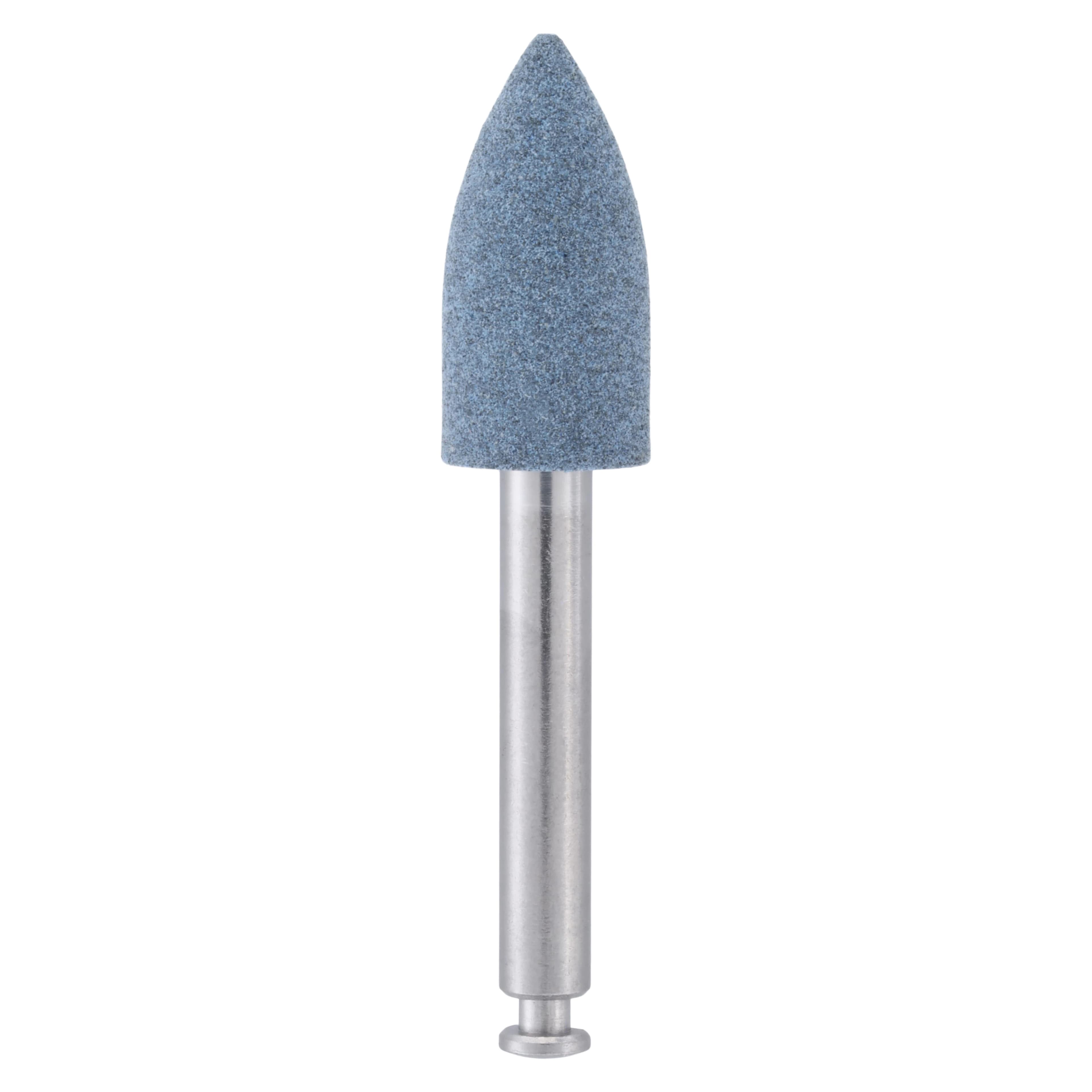 Dedeco Hi-Glaze Diamond-Filled Silicone Midget Polisher, RA Point, Medium, Blue, 3/Box thumbnail 2
