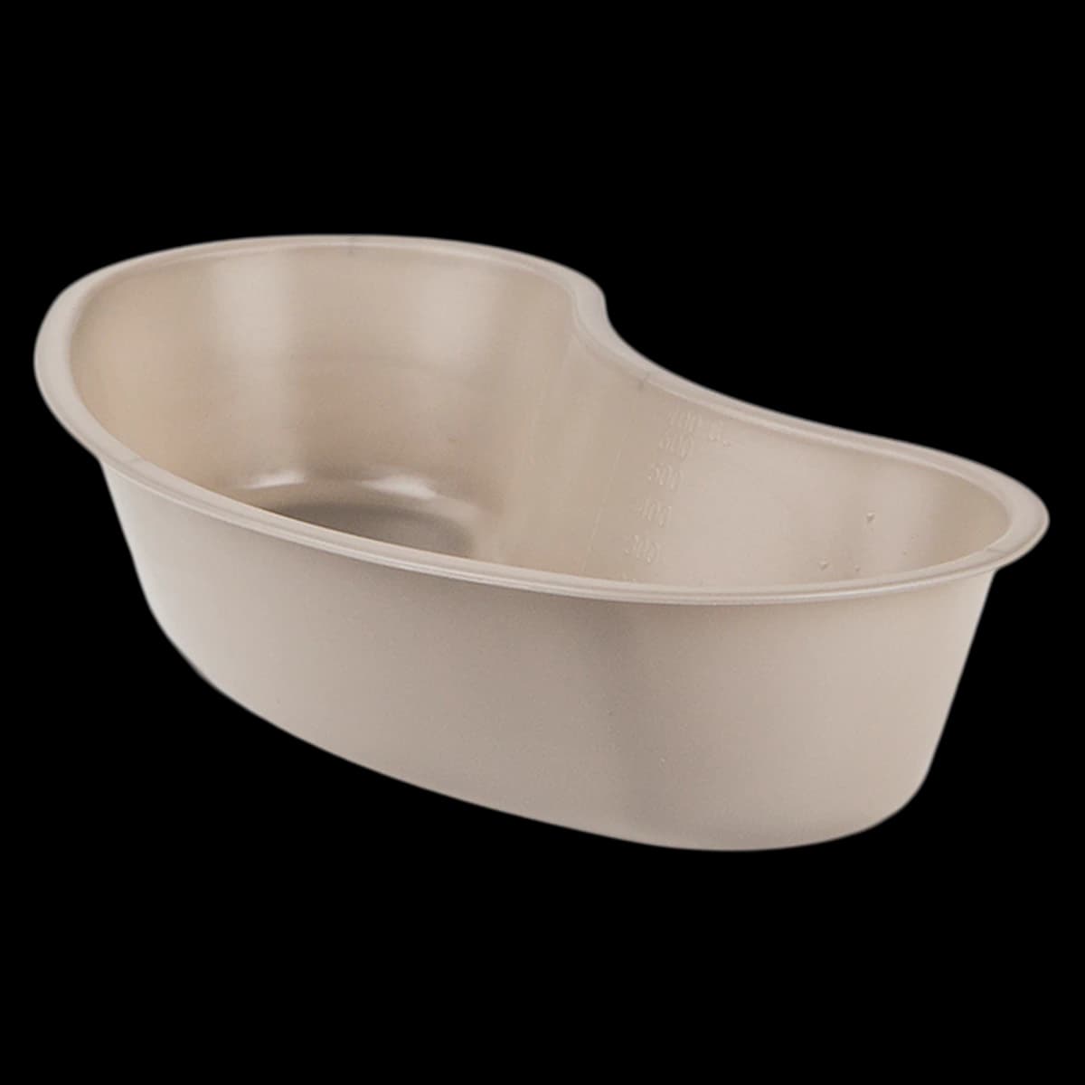Medegen Emesis Basin, Kidney-Shaped, Polypropylene, Gray, 700ml/20oz, Disposable - Basin Emesis 700Ml NS Disp Gr - Image 1