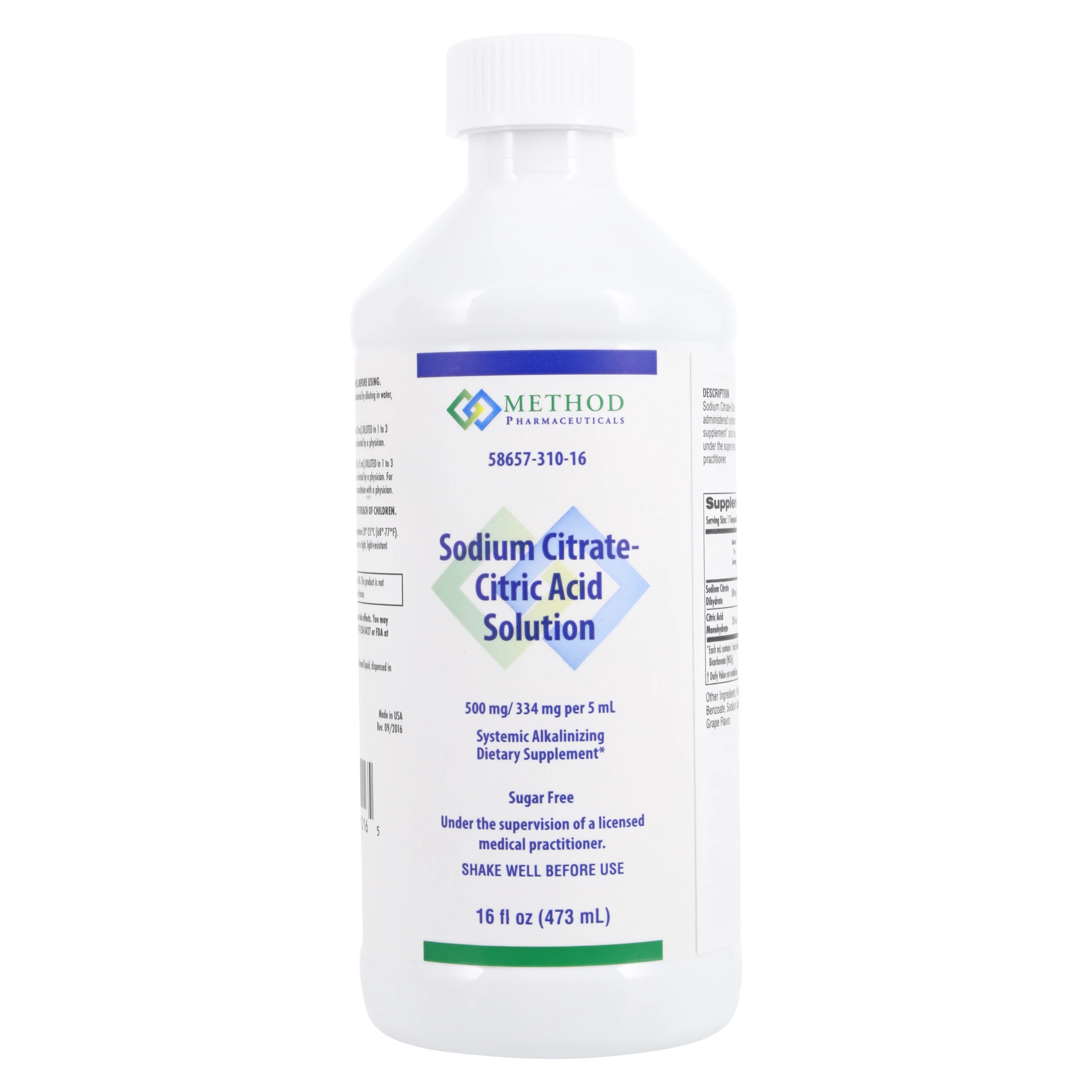 Sodium Citrate/Citric Acid Solution, 473 mL/Bottle - Sodium Citrate/Citrat Acid Sol - Image 1