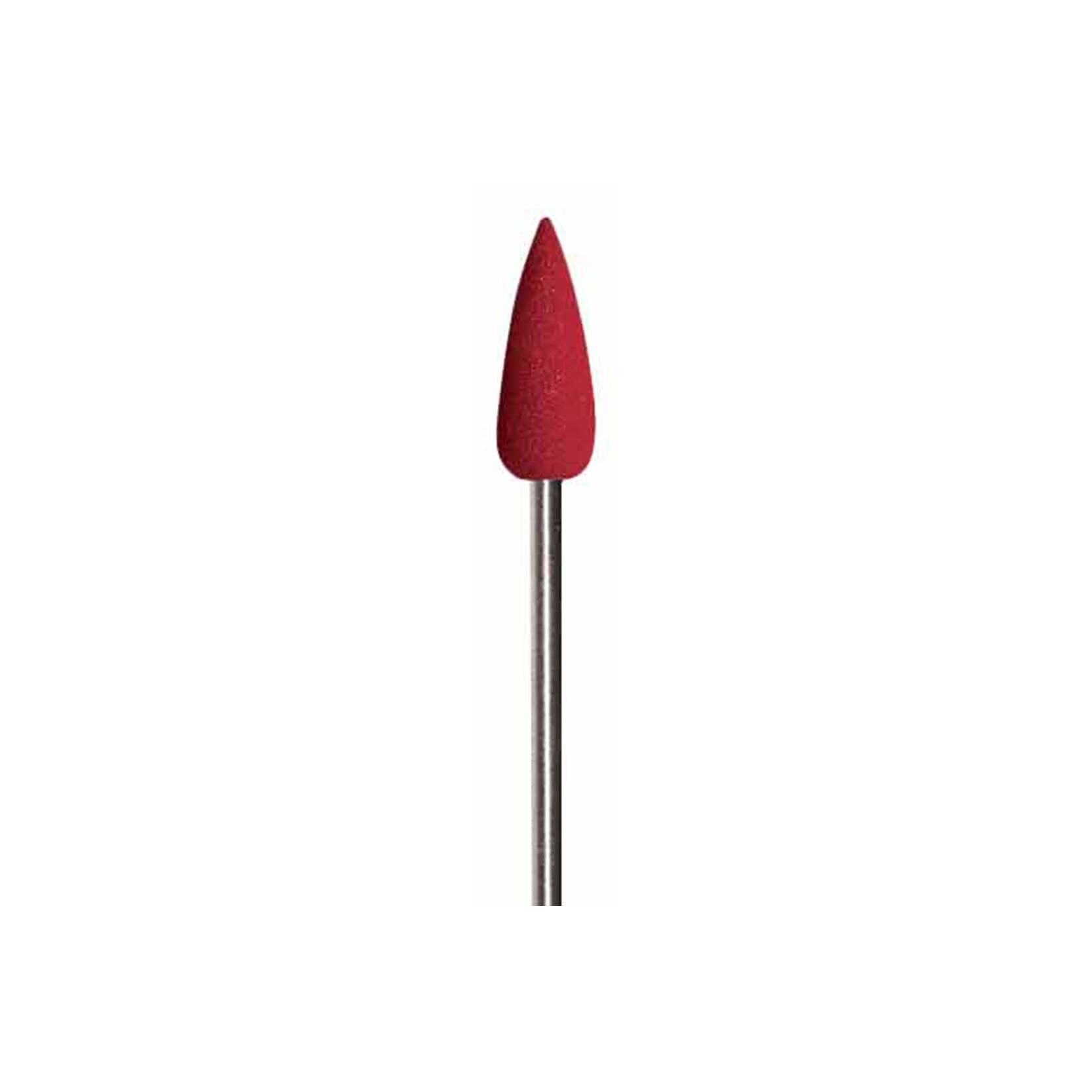 Dedeco Sunburst Finishing & Polishing Points, 3/32" Shank, 220 Grit (Medium), Red, Shape 12, 12/Box thumbnail 2