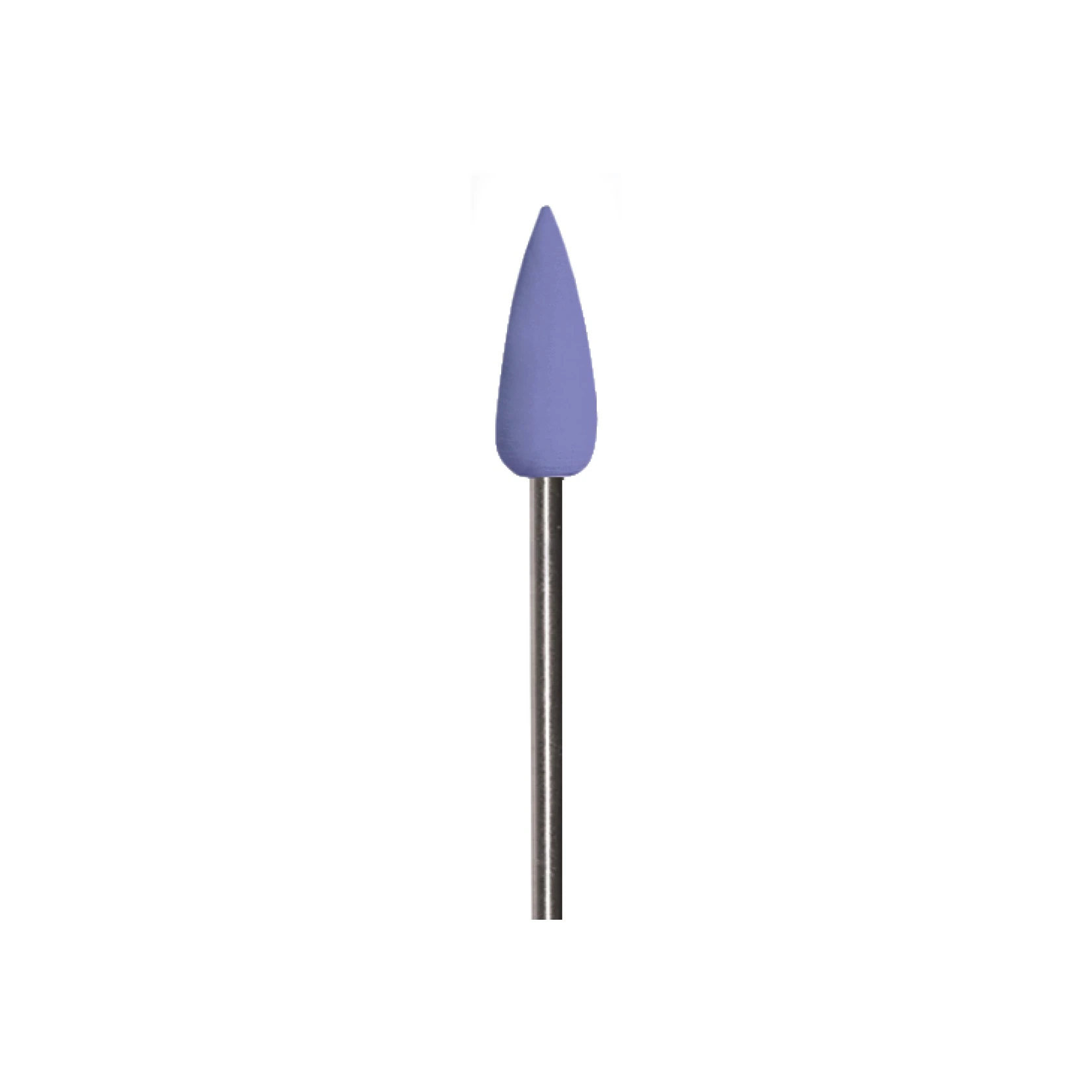 Dedeco Sunburst Silicon Carbide Polishing Points, Fine 400 Grit, Shape 12, Blue, 3/32" Shank, 12/Pk - SUNBURST 3/32" Silicon Carbide Points, Fine, 400 Grit, Shape 12, Blue, 12/Pk - Image 1