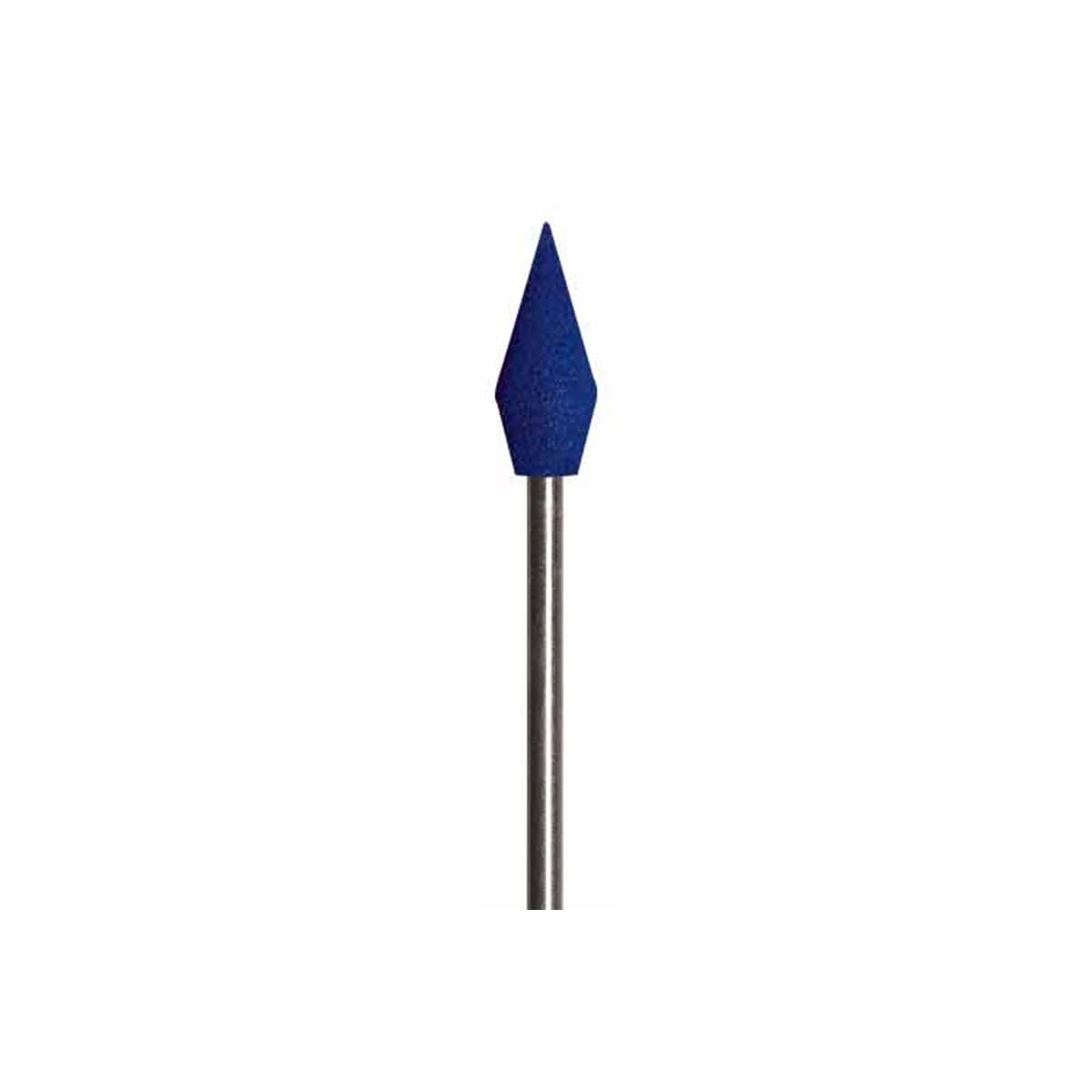 Dedeco Sunburst Aluminum Oxide Finishing Points, 3/32" Shank, Fine 400 Grit, Shape 14, Blue, 12/Box thumbnail 2