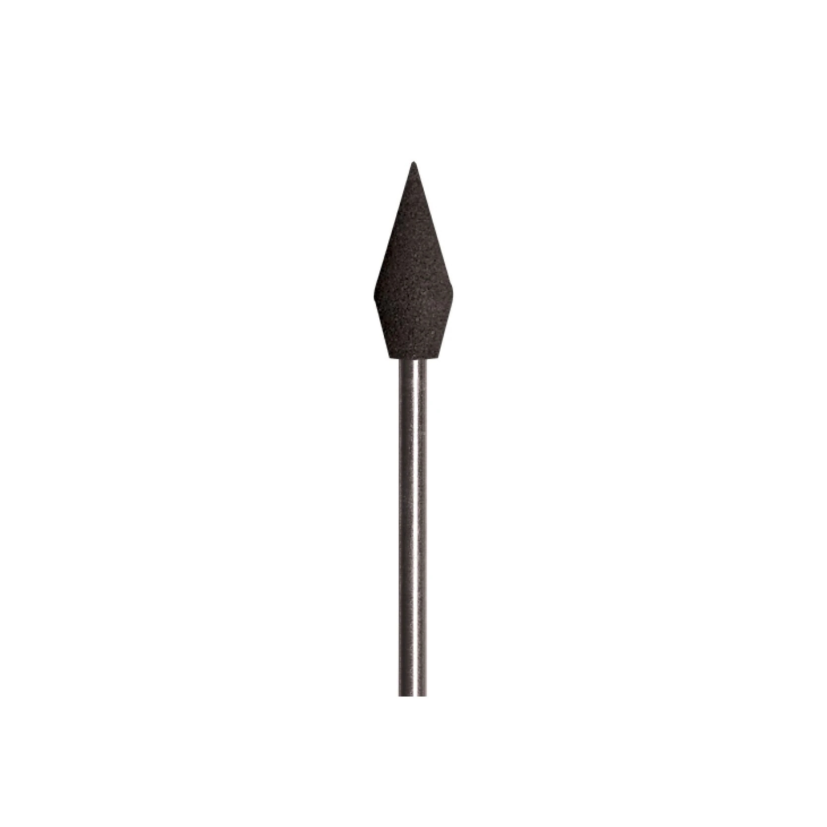 Dedeco Sunburst Silicon Carbide Polishing Points, Medium, 240 Grit, Shape 14, Black, 3/32" Shank, 12/Pk - SUNBURST 3/32" Silicon Carbide Points, Medium, 240 Grit, Shape 14, Black, 12/Pk - Image 1