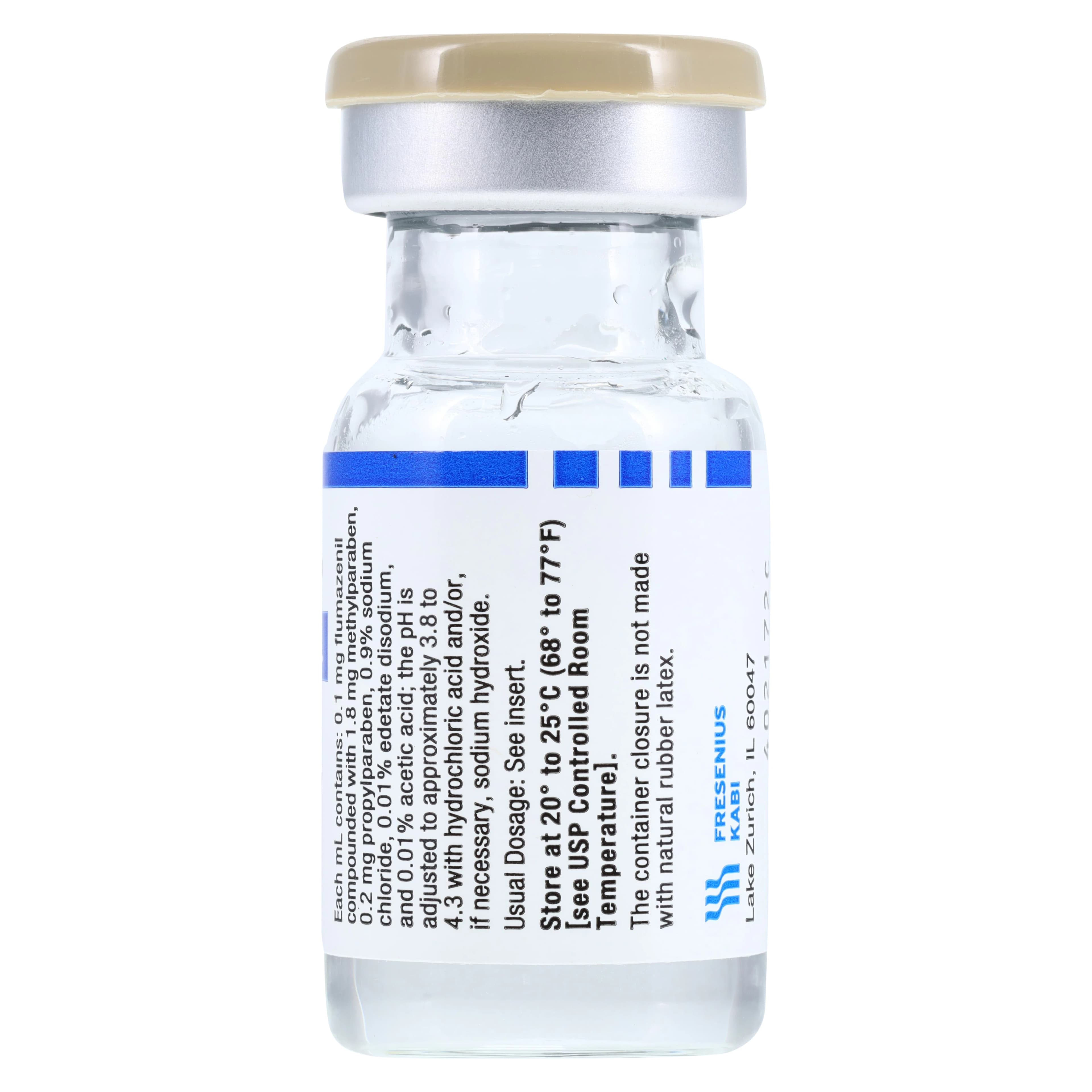 Flumazenil Injection 0.1 mg/mL, MDV 5 mL, 10/Package, Fresenius Kabi thumbnail 3