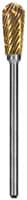 Dedeco Goldies Carbide Bur, HP, Regular Cut, #53-A, 3/32" (2.35mm) Shank, 1/Pk, 8004 - Goldies Carbide Burs, HP, Regular Cross Cut, # 53-A, 3/32", 1/Pk - Image 1
