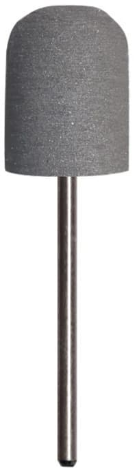 Dedeco Silicone Jumbos Acrylic Polisher, Shape A, Gray, Medium, HP 3/32" Shank, 5/Box, 7711 - Silicone Jumbos Acrylic Shape A Gray-Medium 5/Bx - Image 1