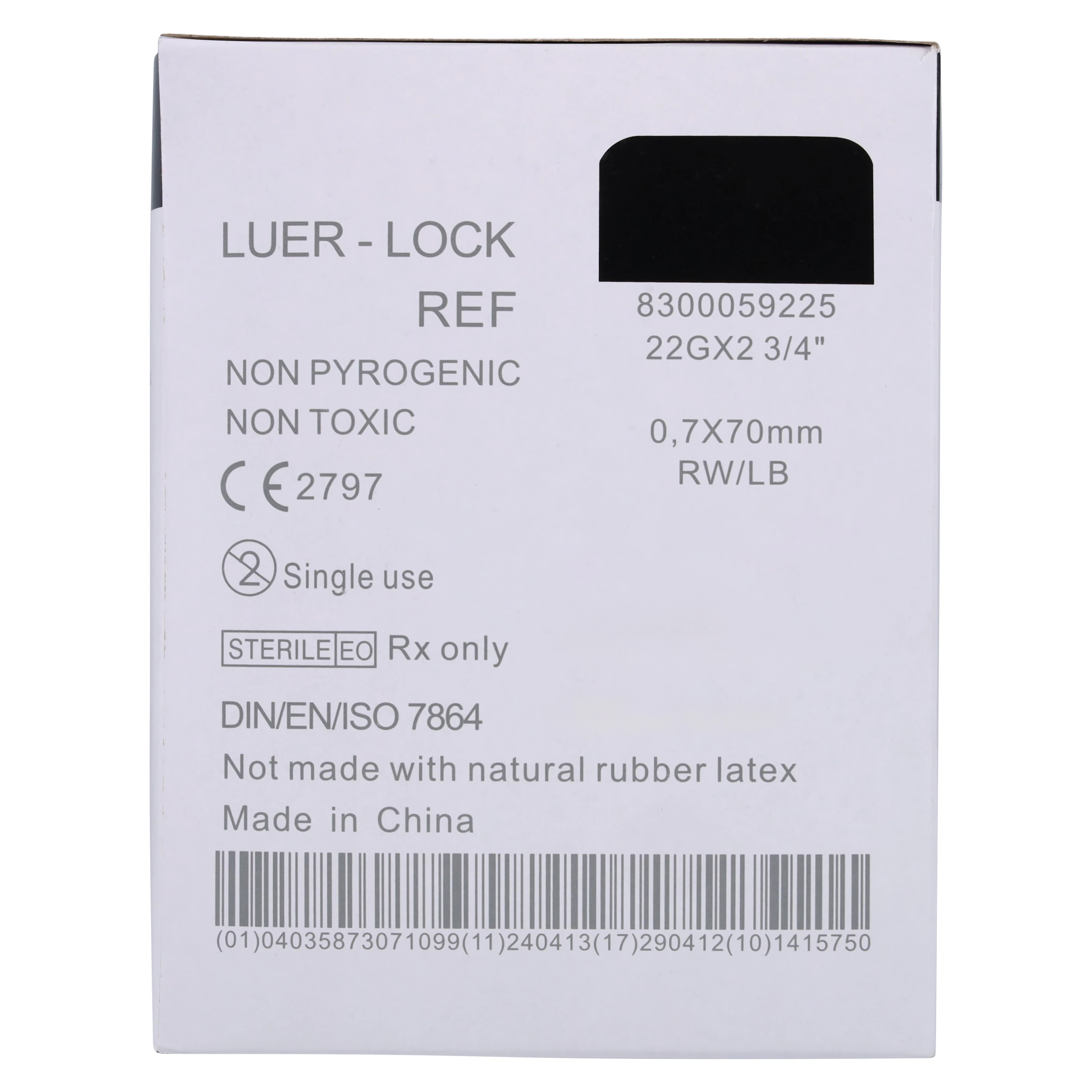 Henke-Ject Hypodermic Needle, 22G x 3/4", Standard, 100/Box thumbnail 4