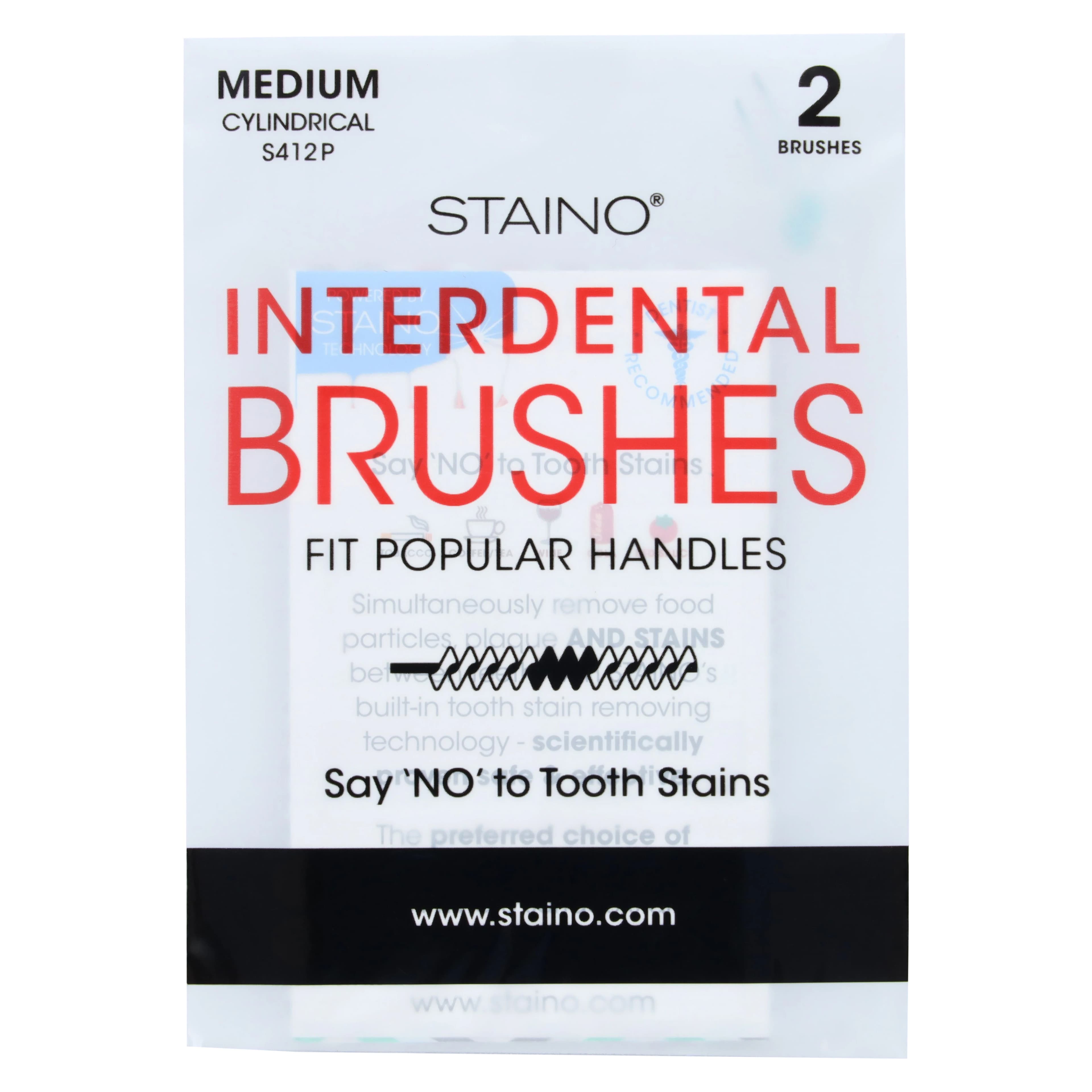 StaiNo Interdental Brushes, Ultrafine Cylindrical, Brush Refill, 72/Box, S412P thumbnail 4