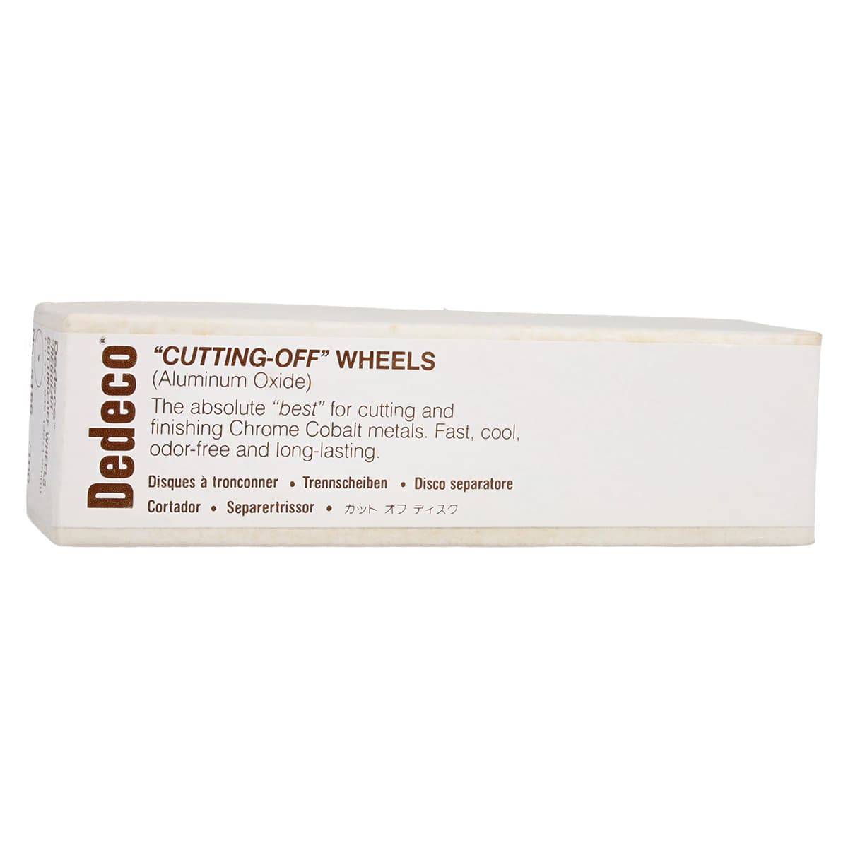 Dedeco Brown Cutting-Off Wheels, 1-1/4" x .049", Aluminum Oxide, 100/Box, 5166 - Cutting-Off Wheels 1-1/4''X.049'' 100/Bx - Image 1