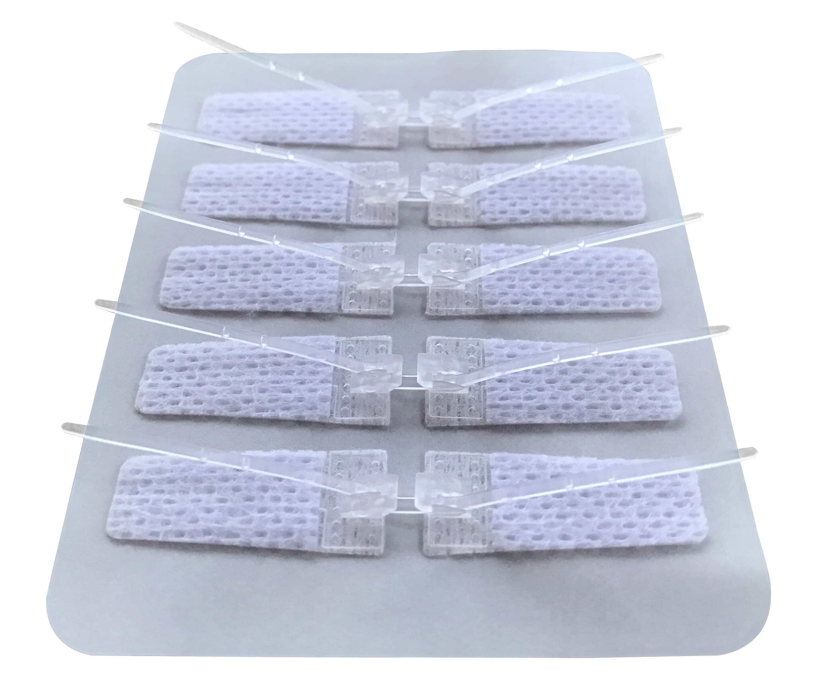 DermaClip Regular 3" Wound Closure Device, White, Sterile, 12/Box - DermaClip Regular 3" - Image 1
