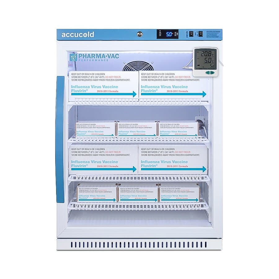 Accucold Performance Series Pharmacy Refrigerator, Built-In Glass, Solid Door, +2 to +8°C, 01KT0J091GP9AY03XGKTP7G4XB thumbnail 2