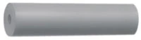 Dedeco Extra-Fine Porcelain Silicone Polisher Cylinder, Gray, 15/16" x 1/4", 12/Box - Silicon Polishers For Porcelain, 12/Pkg - Gray, Extra Fine, 15/16", 1/4", Wheel - Image 1