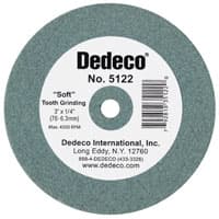 Dedeco Traditional Lathe Wheel, Green Soft, 3" x 1/4", 1/Pk, 5122 thumbnail 2