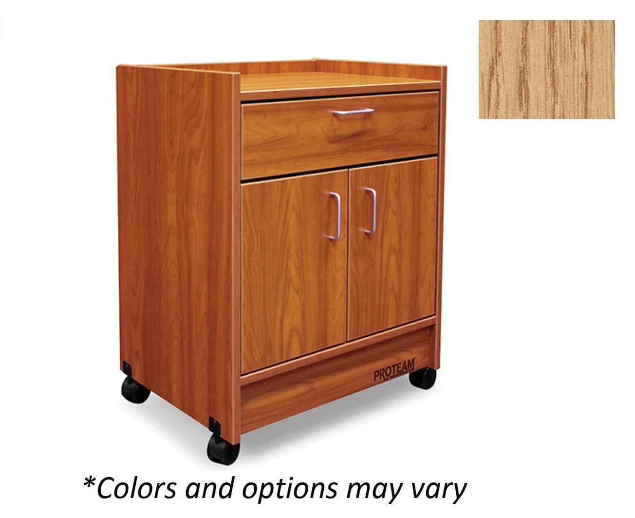Hausmann Industries Megacart Proteam 2 Door/Drawer Cart, 24-1/2" x 18-3/4" x 32-1/2", 01KZ30CCN5XYQC8TECVMR0322N - Megacart Proteam 2 Door/Drw - Image 1