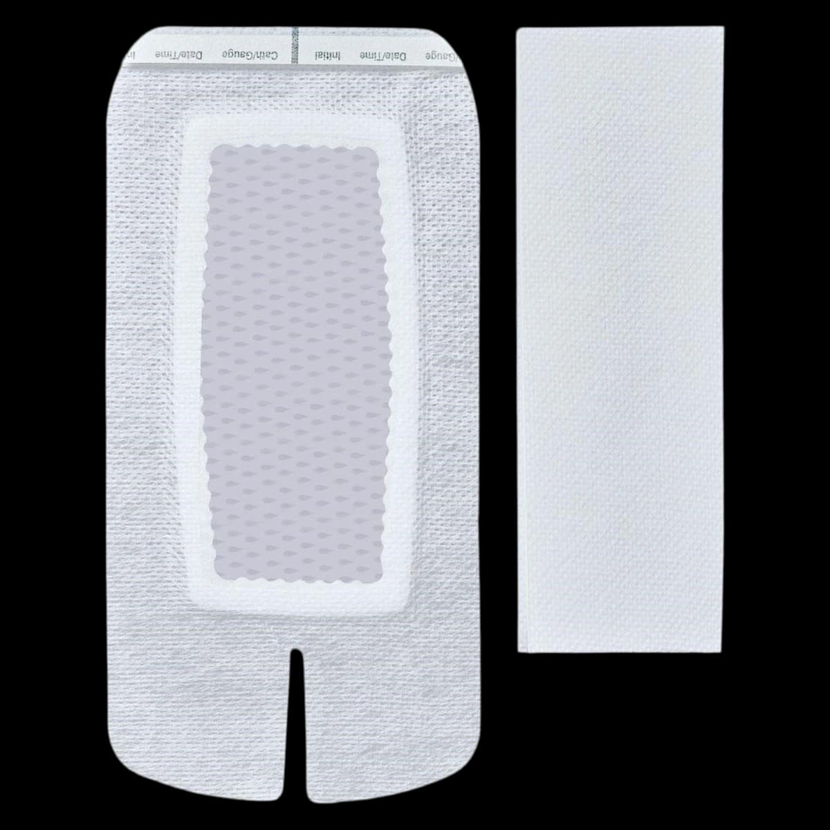 Medline SorbaView 2000 Film Window Dressing with Tape, 4" x 7", Sterile, Non-Adherent, Transparent/White, Absorbent, Latex-Free - SorbaView 2000 Dressing w/Tape - Image 1