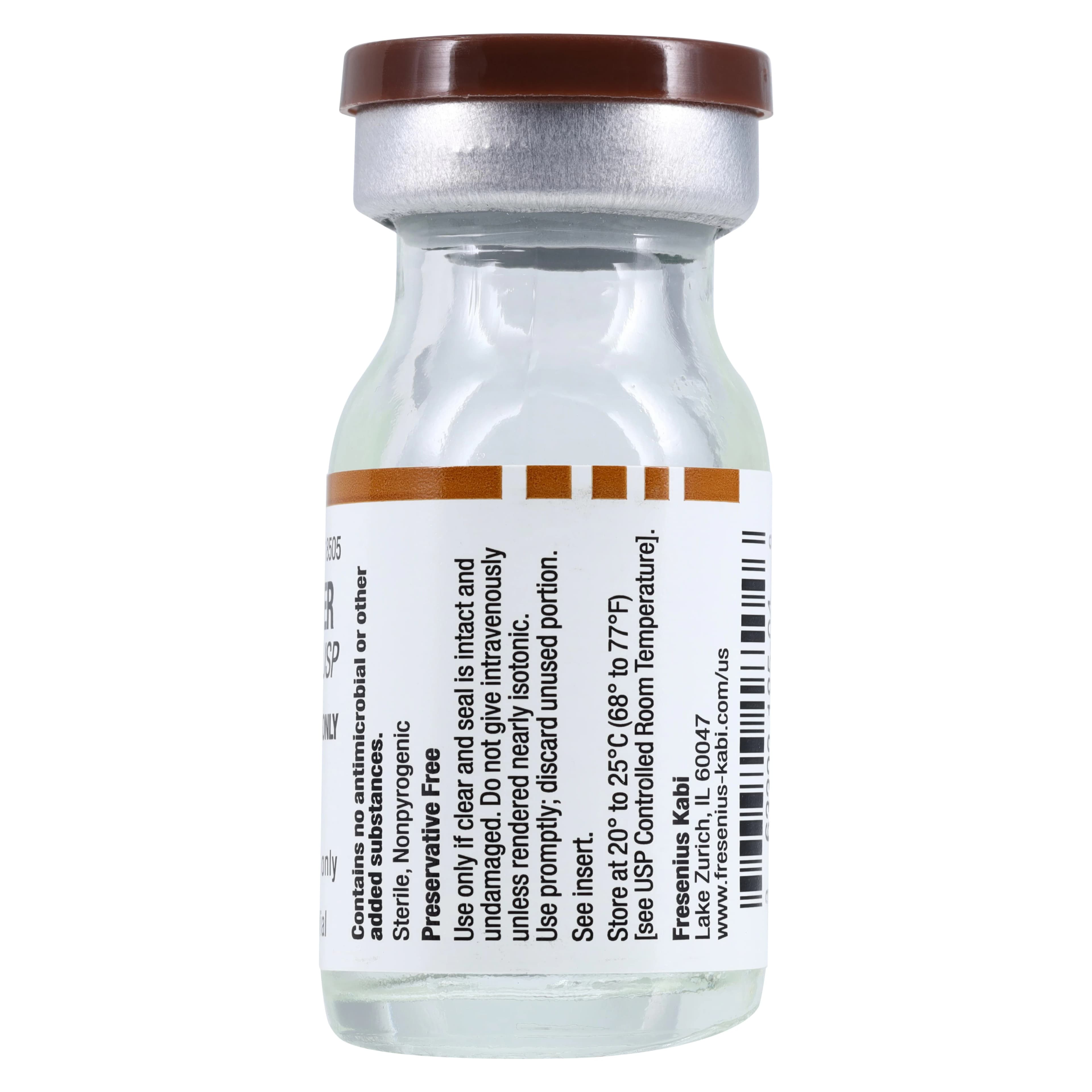 Water for Injection, Sterile, Single Dose Vial (SDV), 5mL, 25/Box thumbnail 3