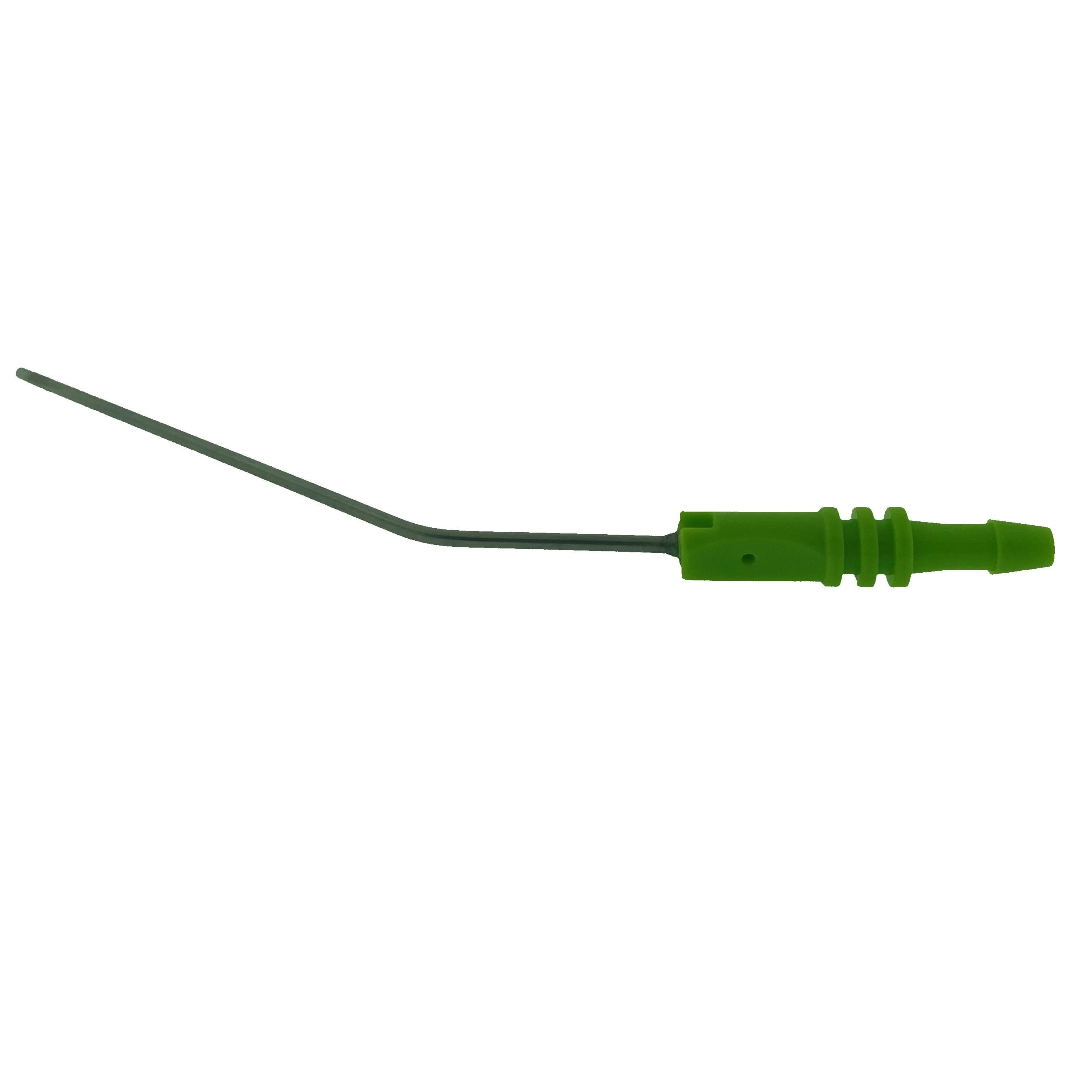 Frazier Suction Tube, 30 Degree, 110mm, 9Fr, Non-Sterile, Single-Use, 10/Box - Tube Suction Frzr 7FR Lime Gr - Image 1