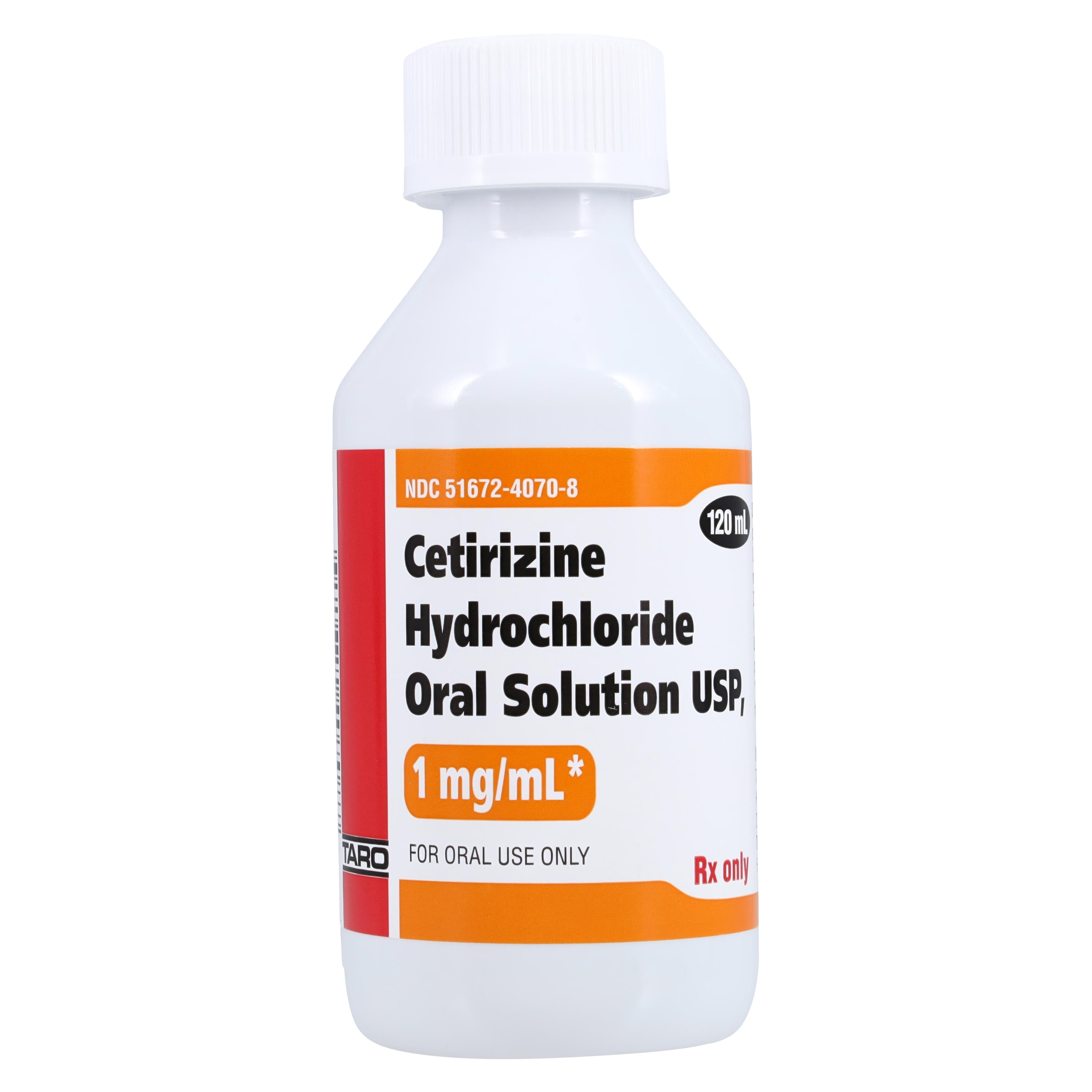 Cetirizine HCl Oral Solution 1mg/mL, Grape, 120mL Bottle thumbnail 2