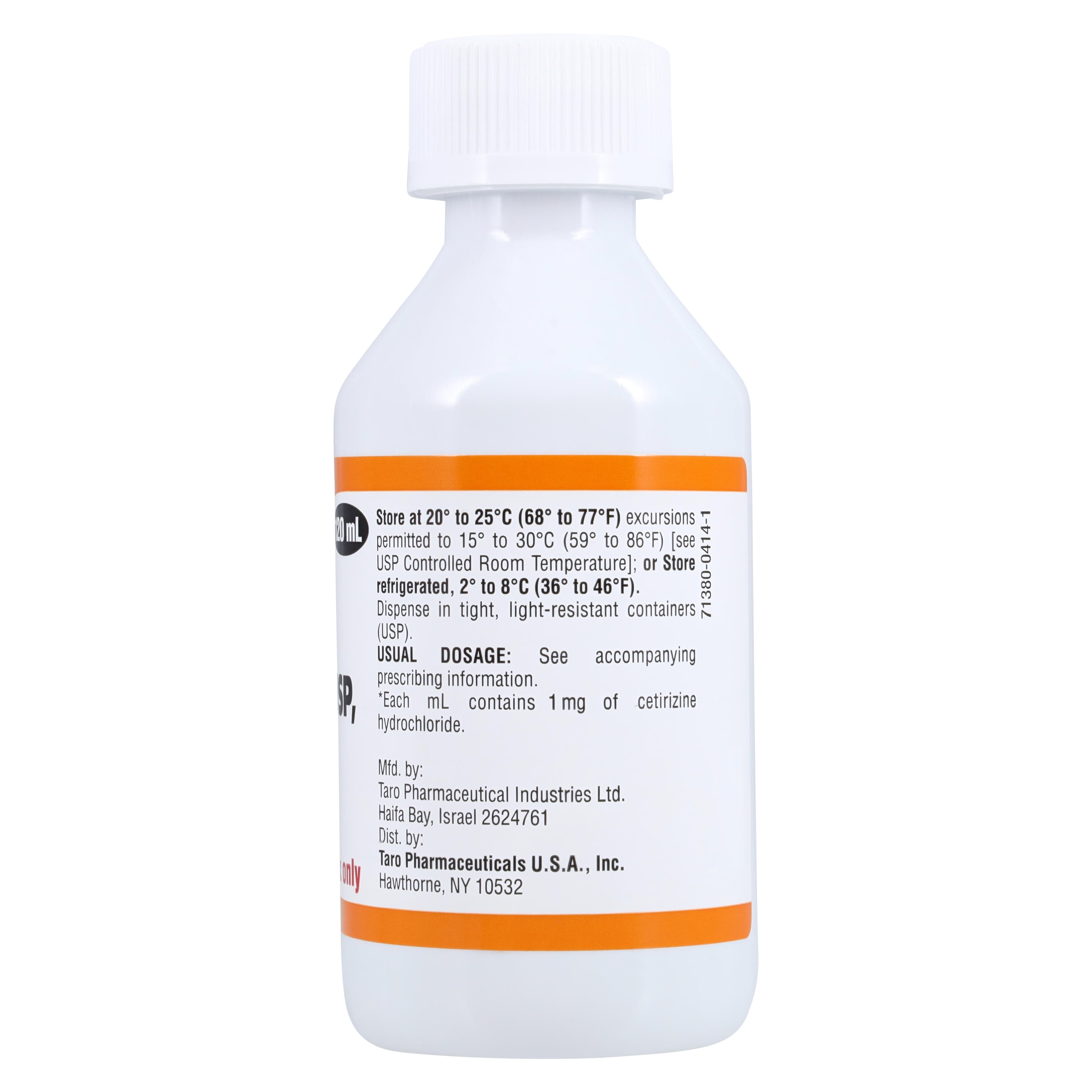 Cetirizine HCl Oral Solution 1mg/mL, Grape, 120mL Bottle thumbnail 3