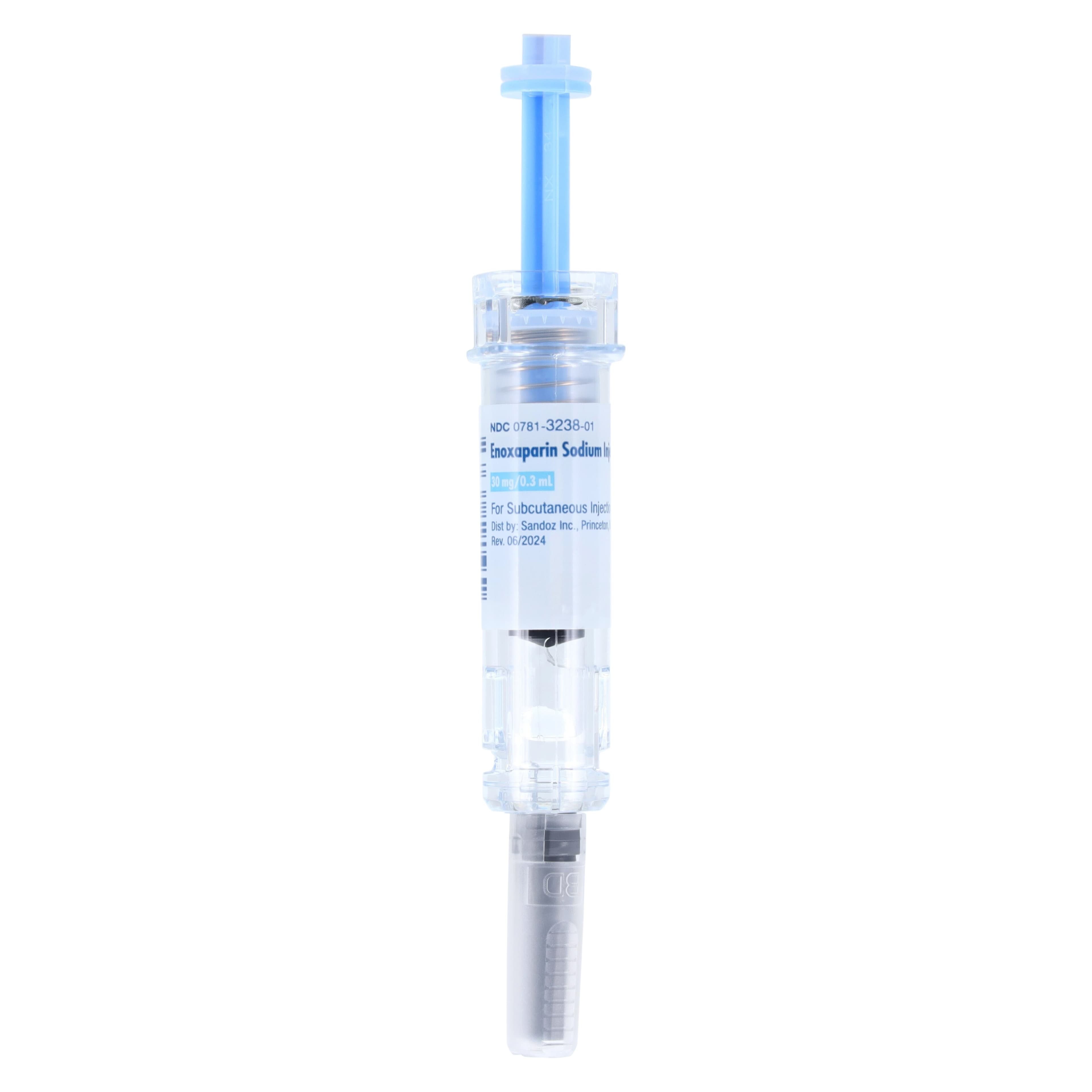 Enoxaparin Sodium Injection 30mg Prefilled Syringe, 0.3mL, 10/Package thumbnail 2
