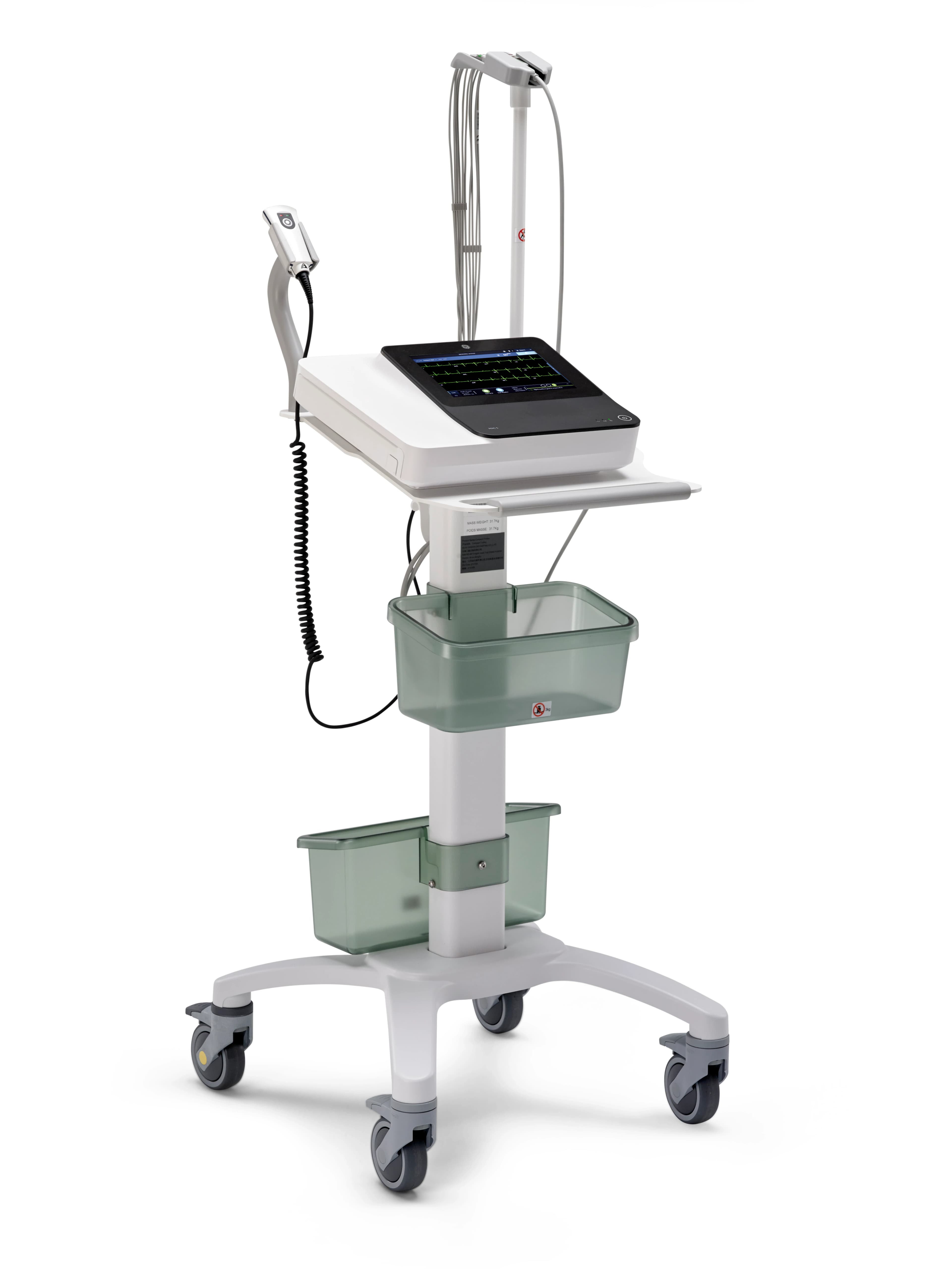 GE Medical Systems System ECG MAC 5, 12-Lead, PDF/LAN/Wireless/Printer, 01KT0J07AHKGHATEWF0VH01TSF - System ECG MAC 5 - Image 1