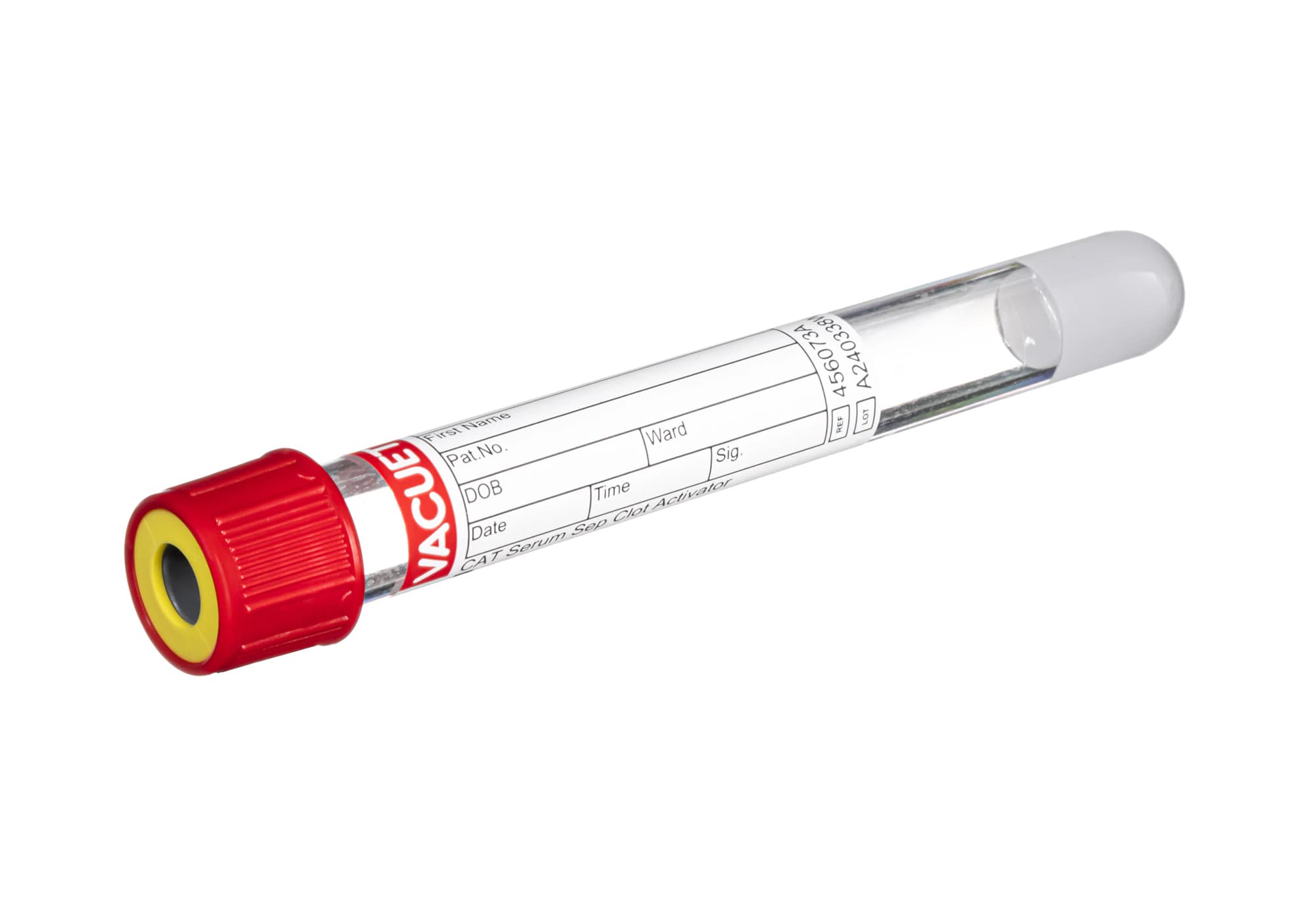 Greiner Bio-One Vacuette Blood Collection Tube, SST, Yellow/Red, 5 mL, Pull Cap, Sterile, 50/Box - MED SCL-IMT Vacuette Tube SST - Image 1