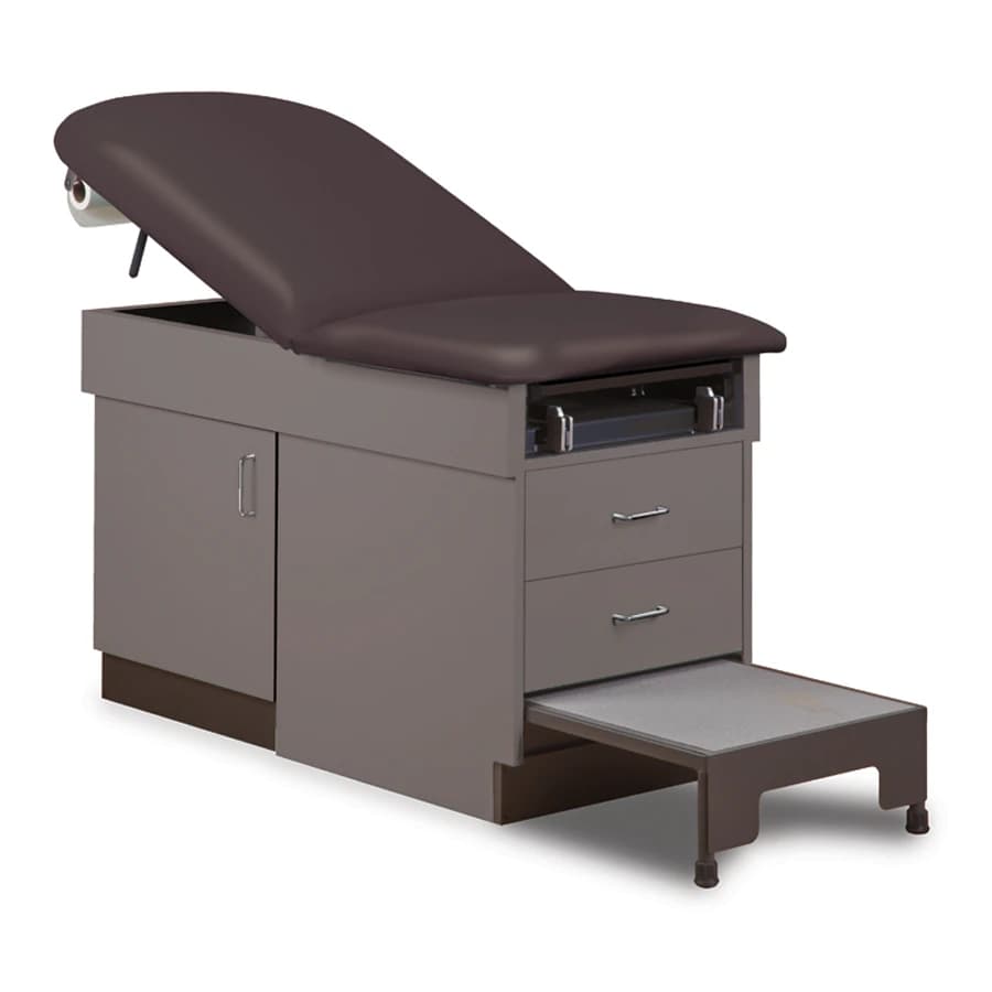 Clinton Industries Family Practice Table, Slate Gray/Black, 400 lb Capacity - Table Fam Prac Slt Gray/Black - Image 1