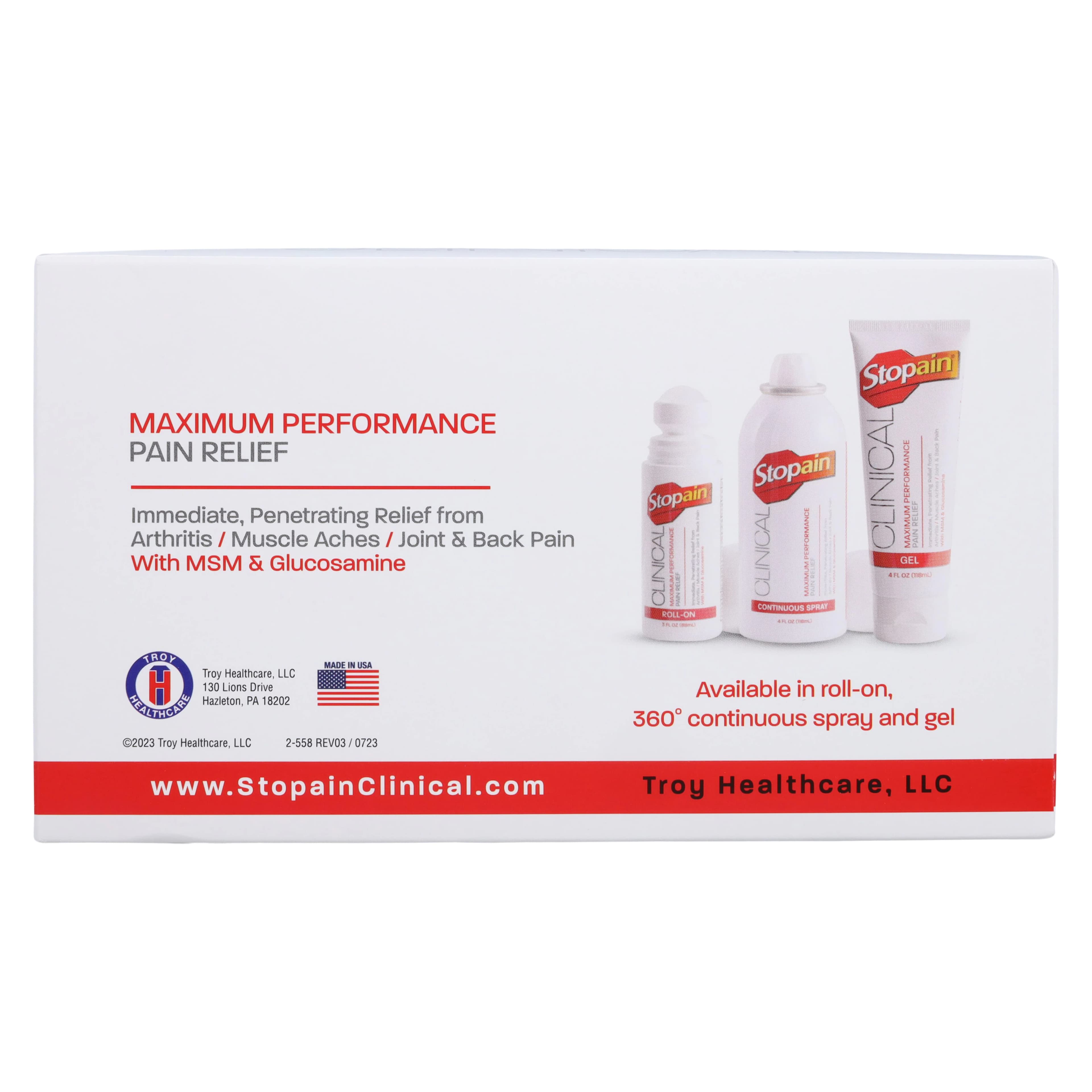 Stopain Clinical Gel, 100/Box thumbnail 4