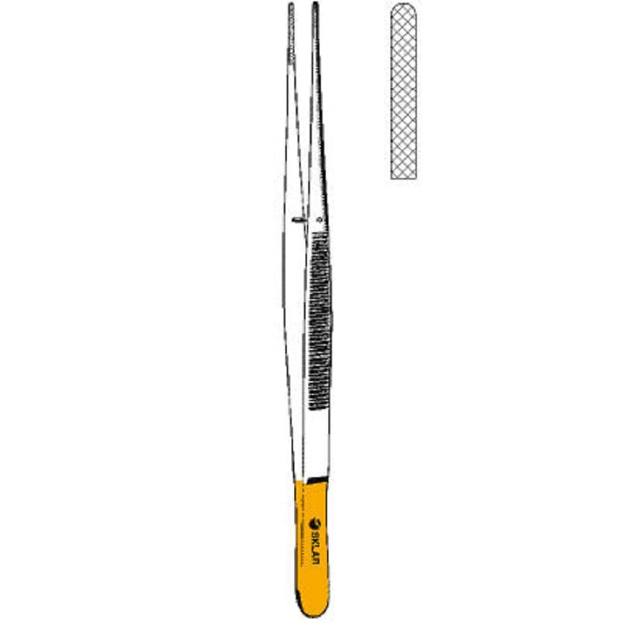 Sklar Potts-Smith Dressing Forceps, Straight, 7", Tungsten Carbide, Non-Sterile, Each - POTTS-SMITH DRESS FCP TC - Image 1
