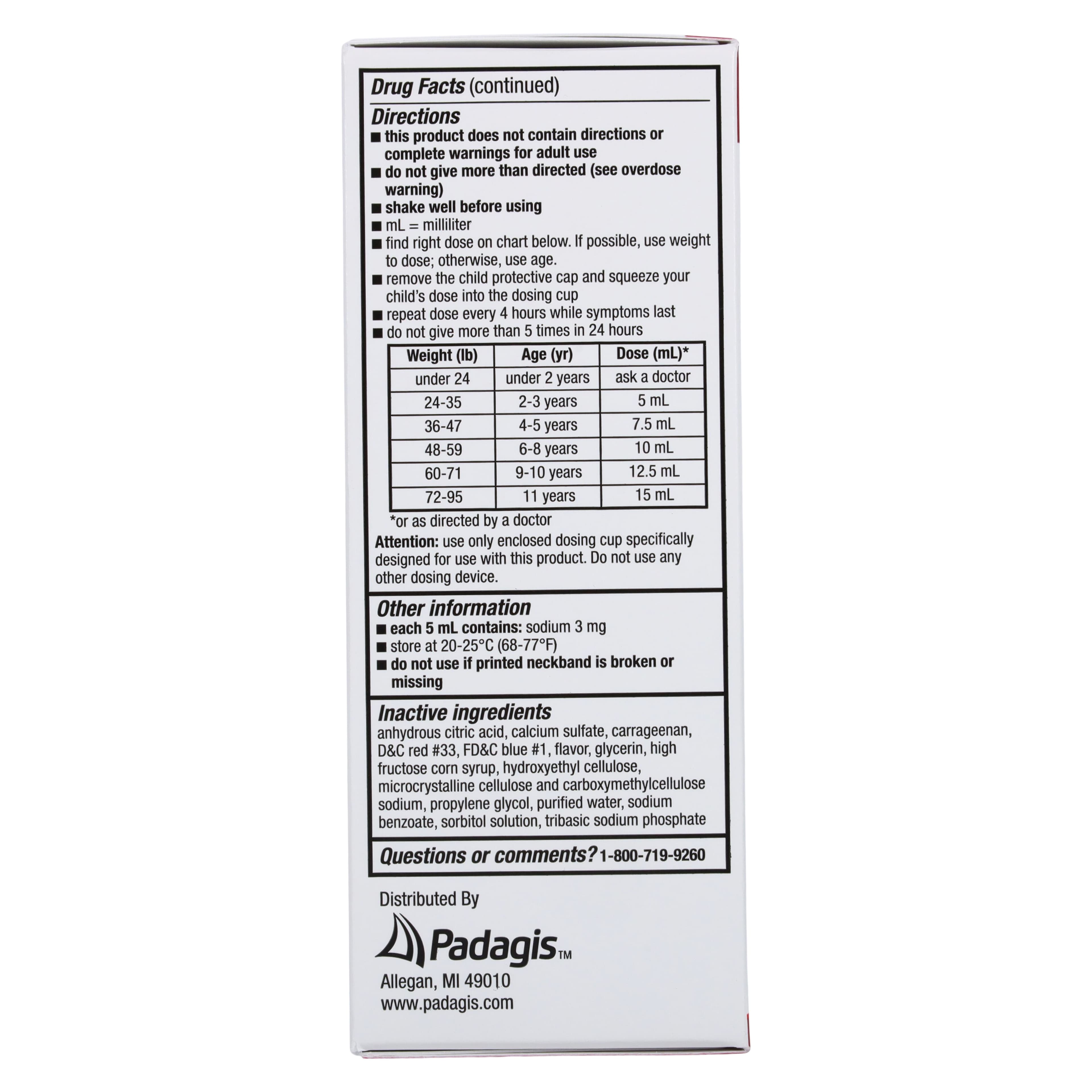 Acetaminophen Children Oral Suspension, 160 mg/5 mL, Grape Flavor, 4 oz Bottle thumbnail 3