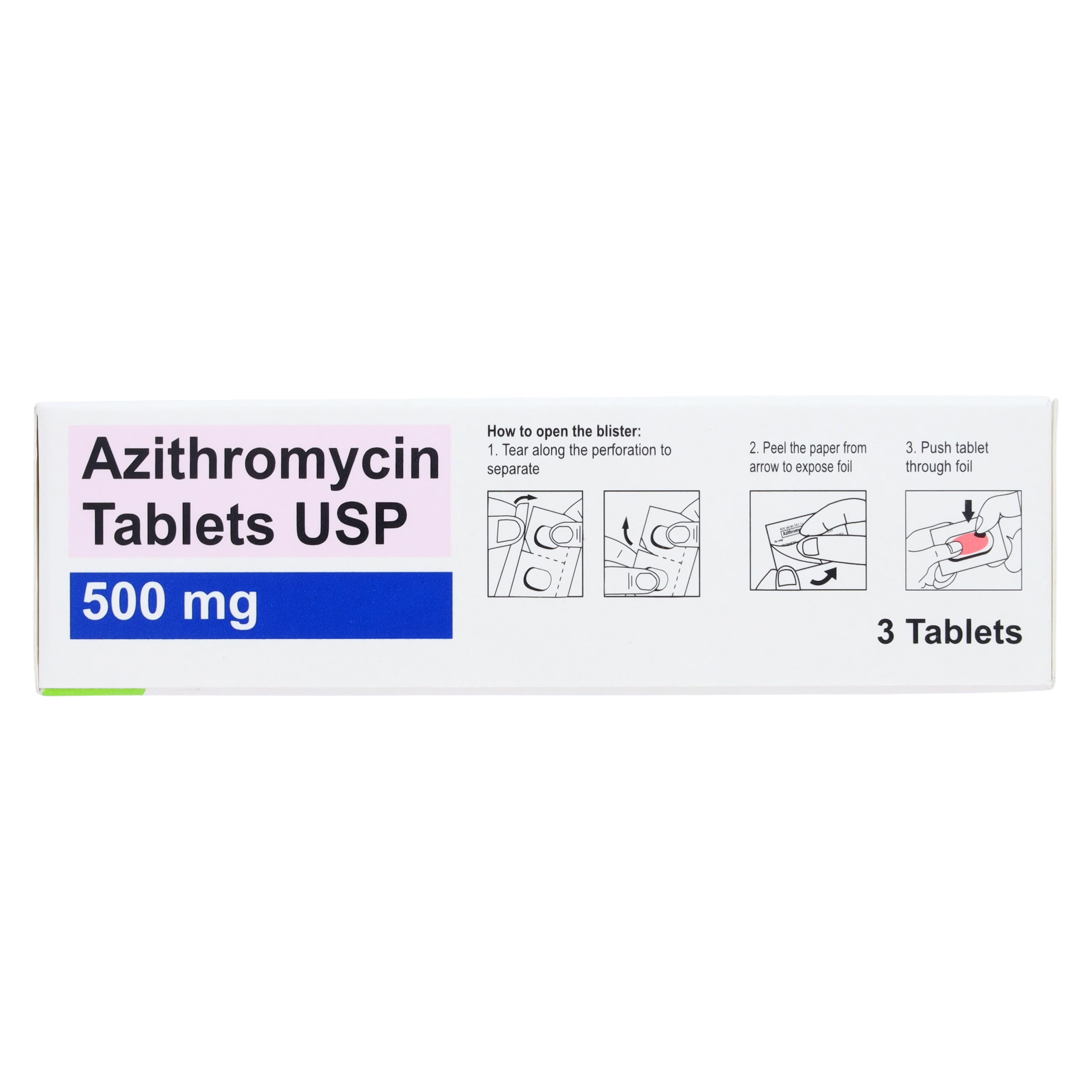Azithromycin Tablets UD, 500mg, Unit Dose, 1x3/Package, Lupin Pharmaceuticals thumbnail 5
