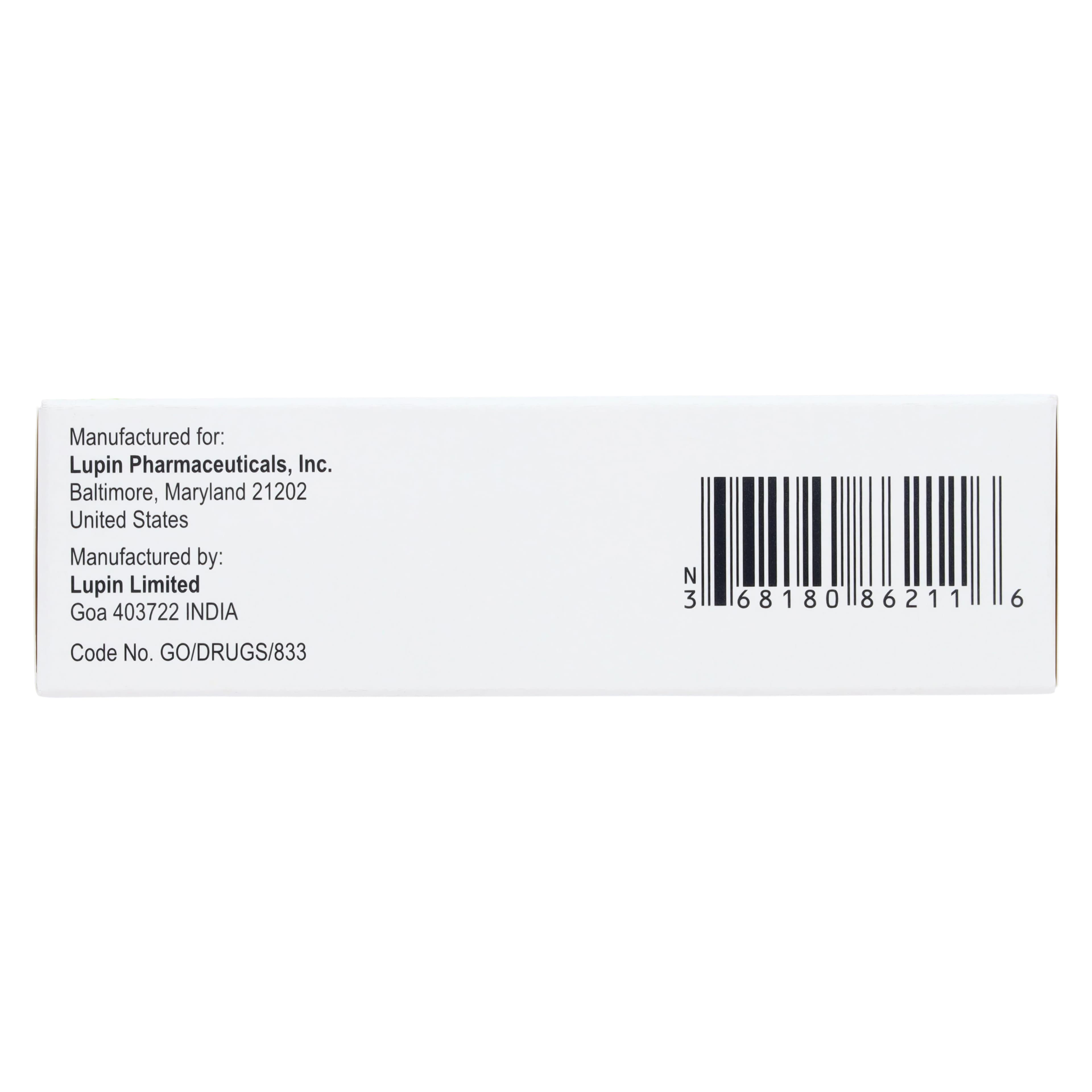 Azithromycin Tablets UD, 500mg, Unit Dose, 1x3/Package, Lupin Pharmaceuticals thumbnail 6