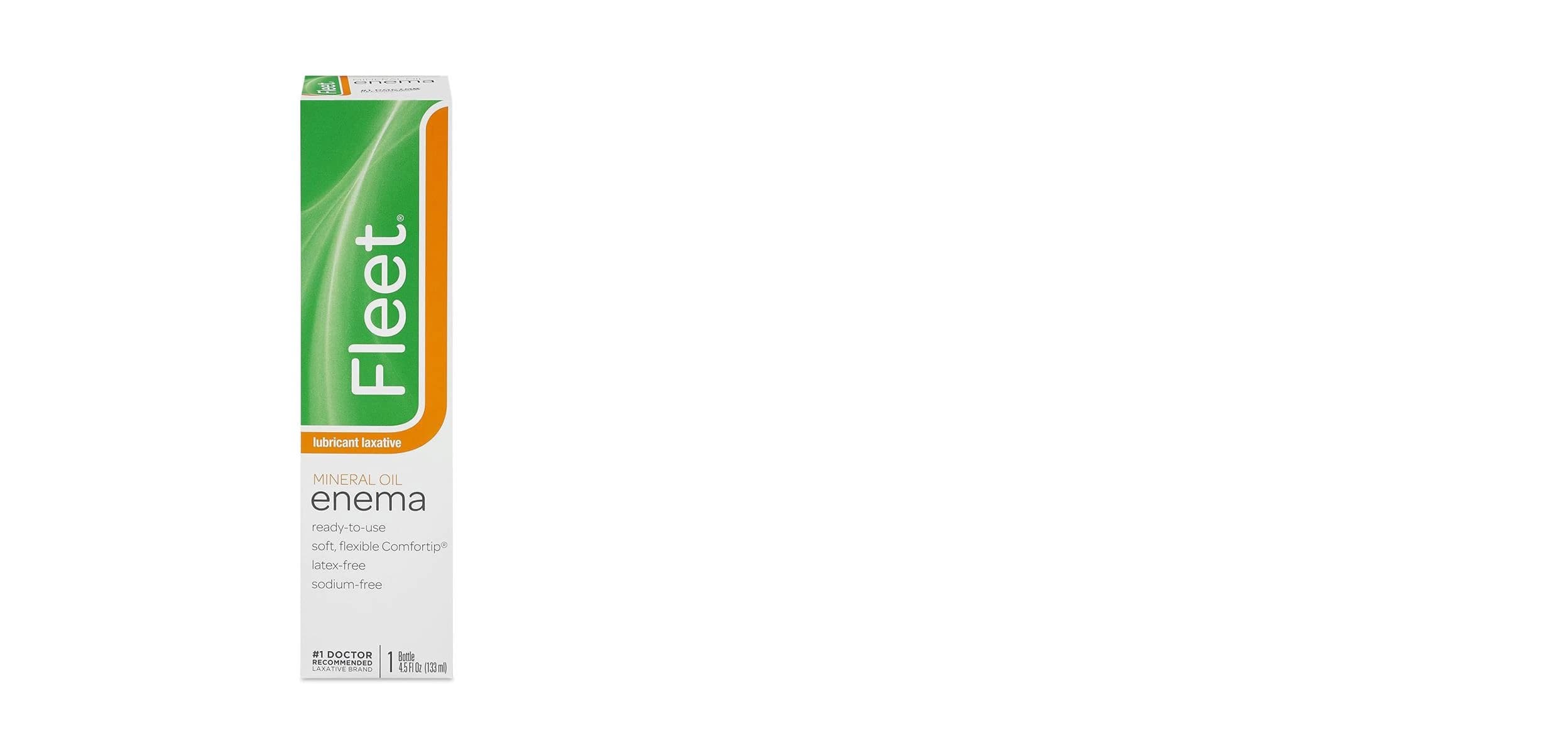 Fleet Mineral Oil Enema, Pre-Lubricated, Comfortip®, 4.5 oz/Bottle - Fleet Mineral Oil Enema - Image 1