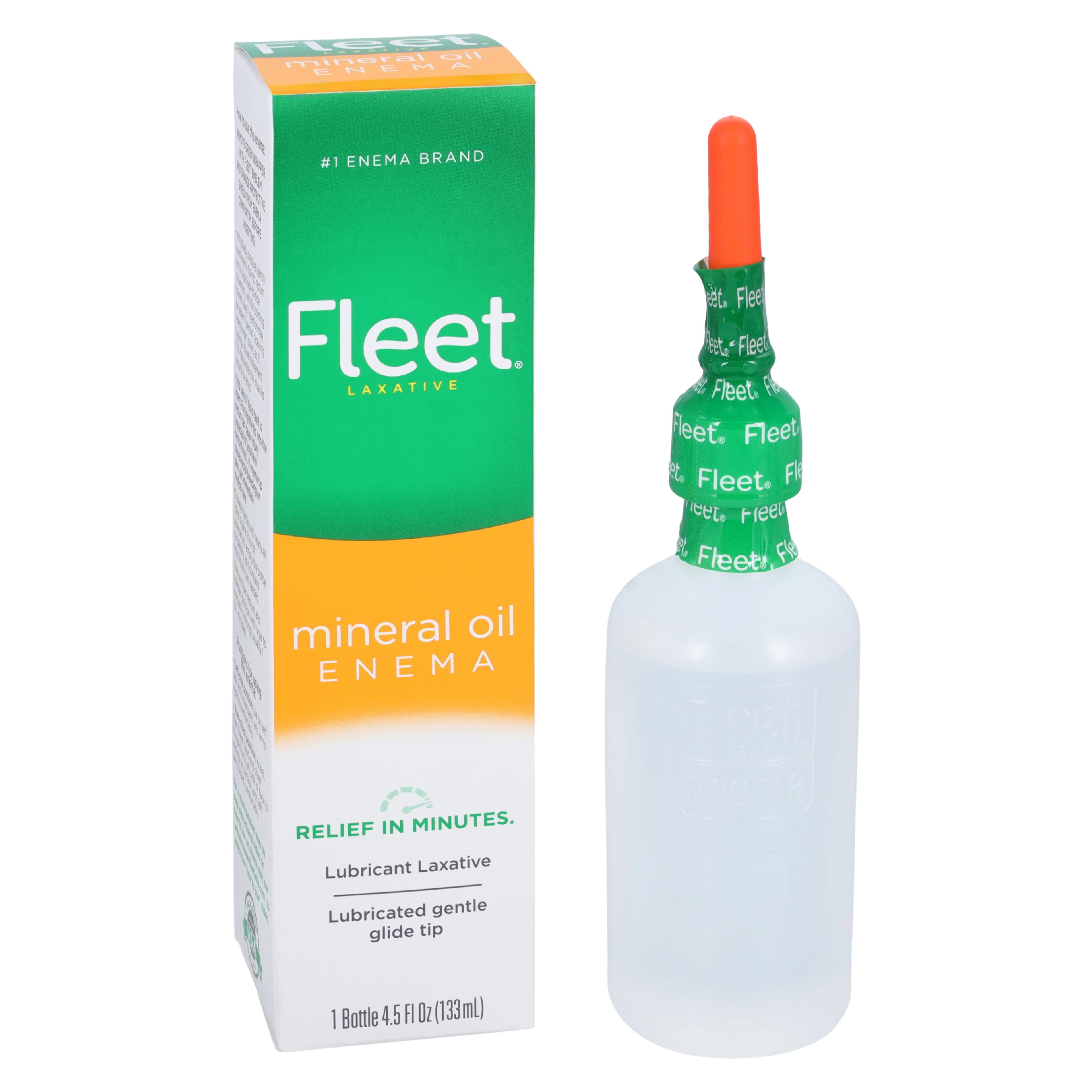 Fleet Mineral Oil Enema, Pre-Lubricated, Comfortip®, 4.5 oz/Bottle thumbnail 2