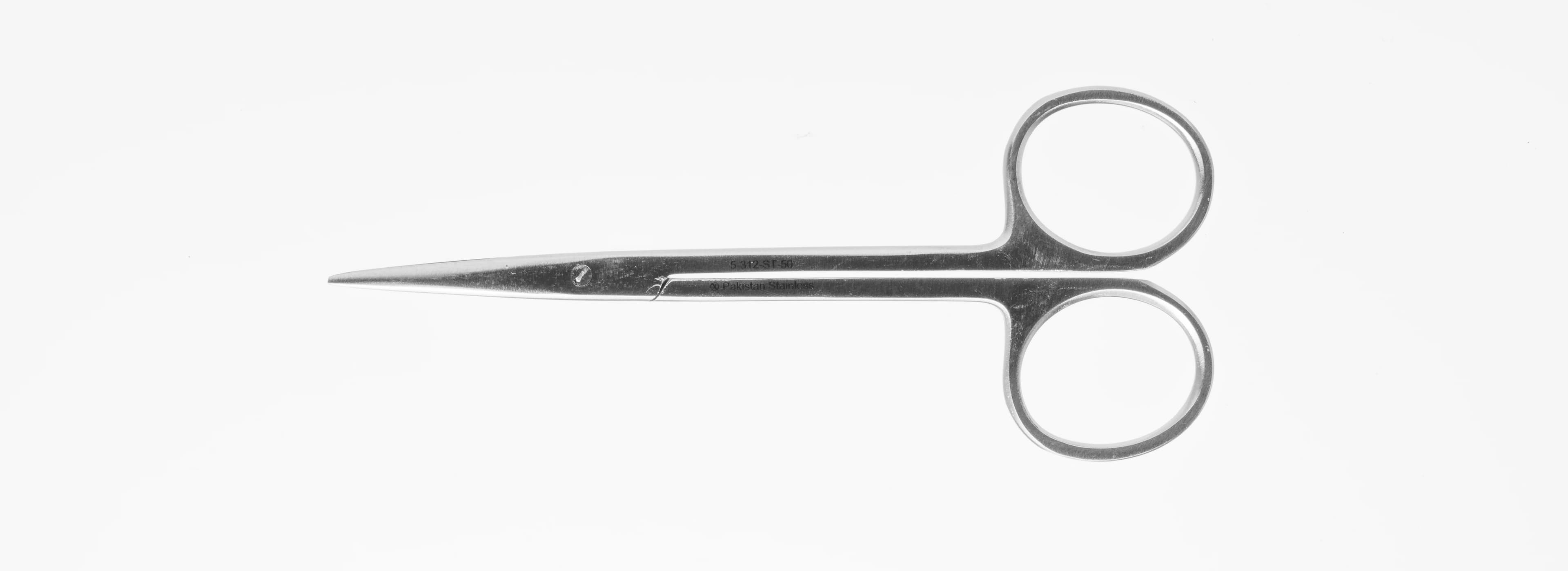 Miltex Strabismus Scissors, Straight, 4-1/2", Sterile, Disposable, 50/Box, 5-312-ST-50 thumbnail 3