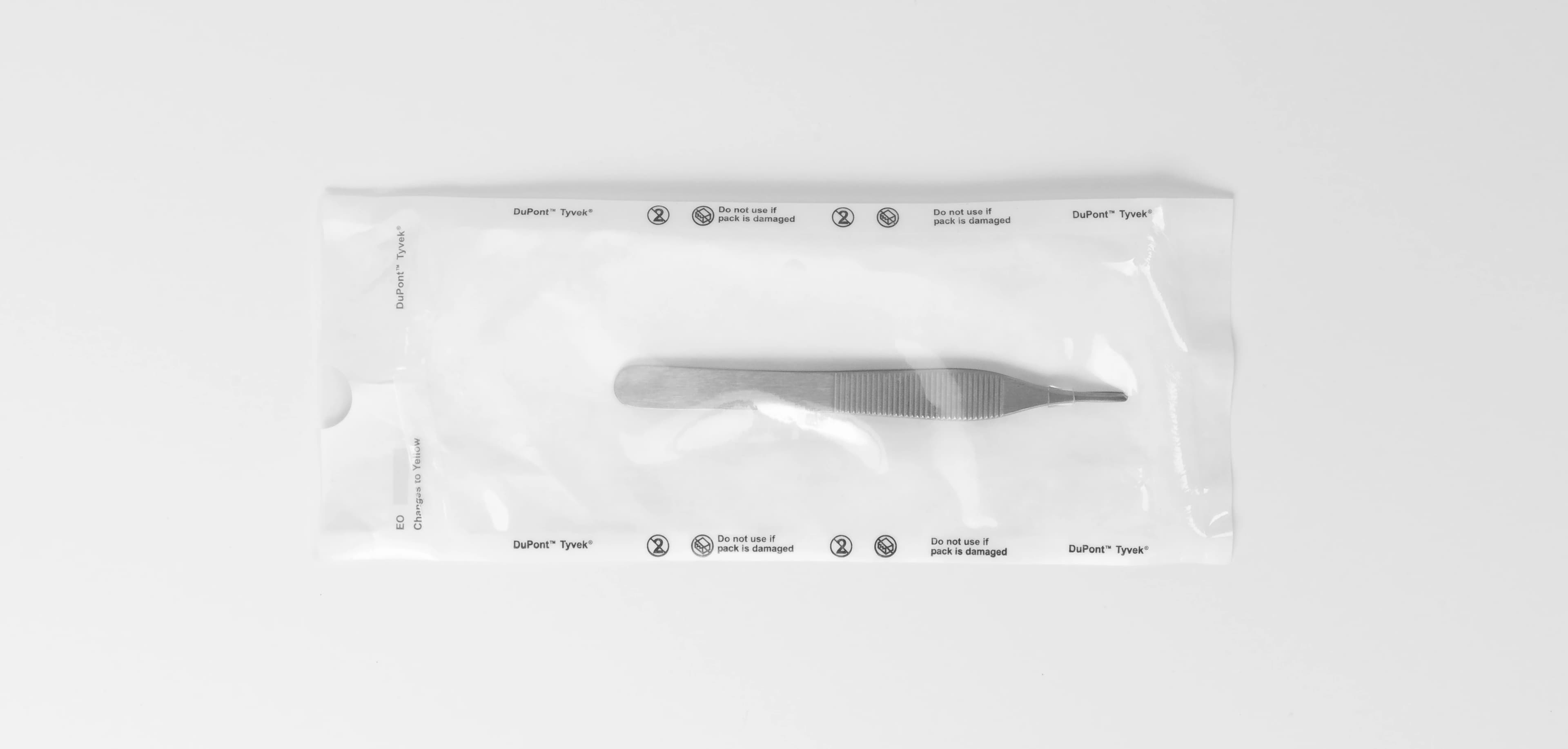 Miltex Adson Forceps, Serrated, 4-3/4", Stainless Steel, Sterile, 25/Box thumbnail 2