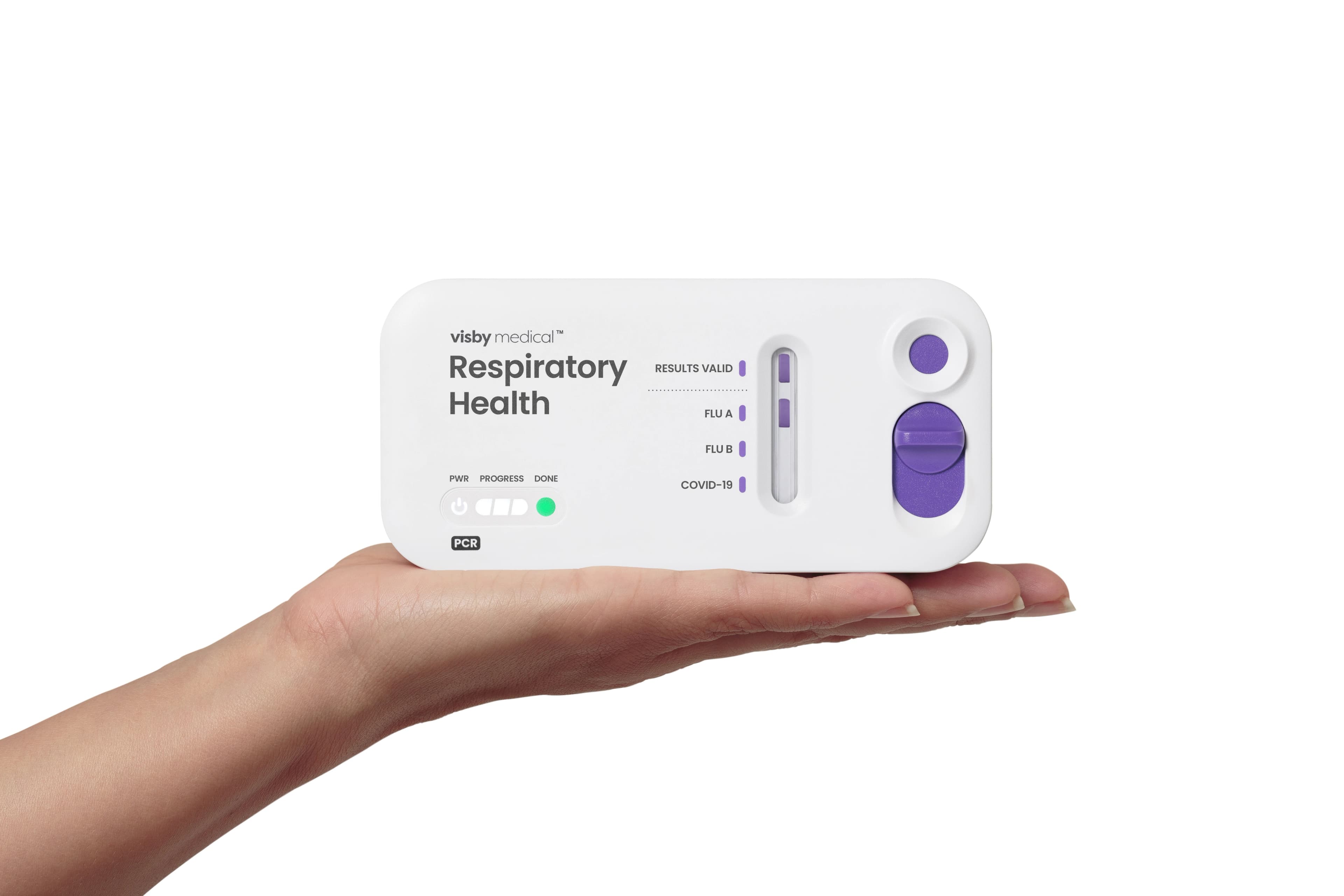 Visby Medical Respiratory Health COVID-19/Flu A&B PCR Test, CLIA Waived, 20 Tests/Case thumbnail 3