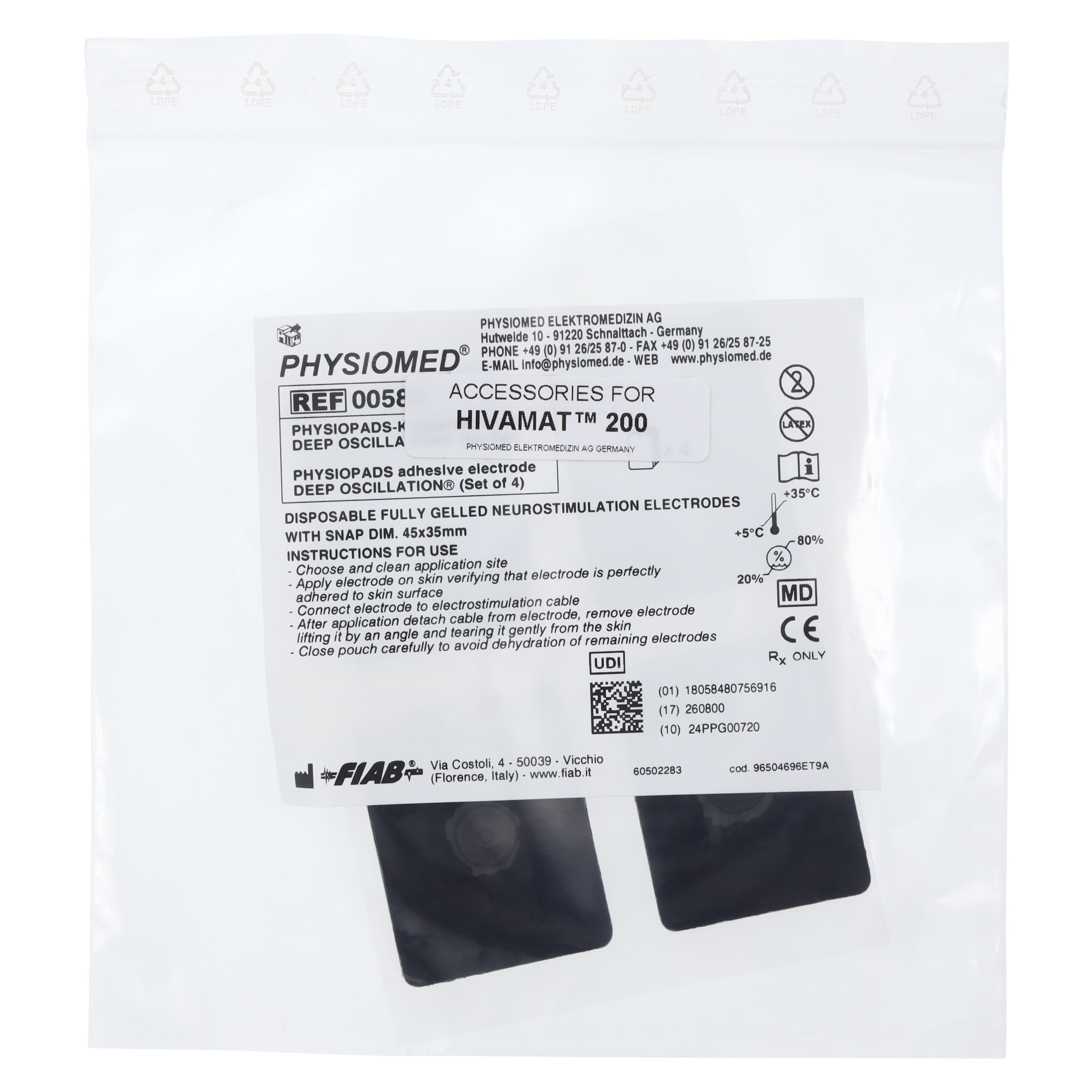 Fiab Spain Self-Adhesive Electrode Snap, 4/Package thumbnail 3
