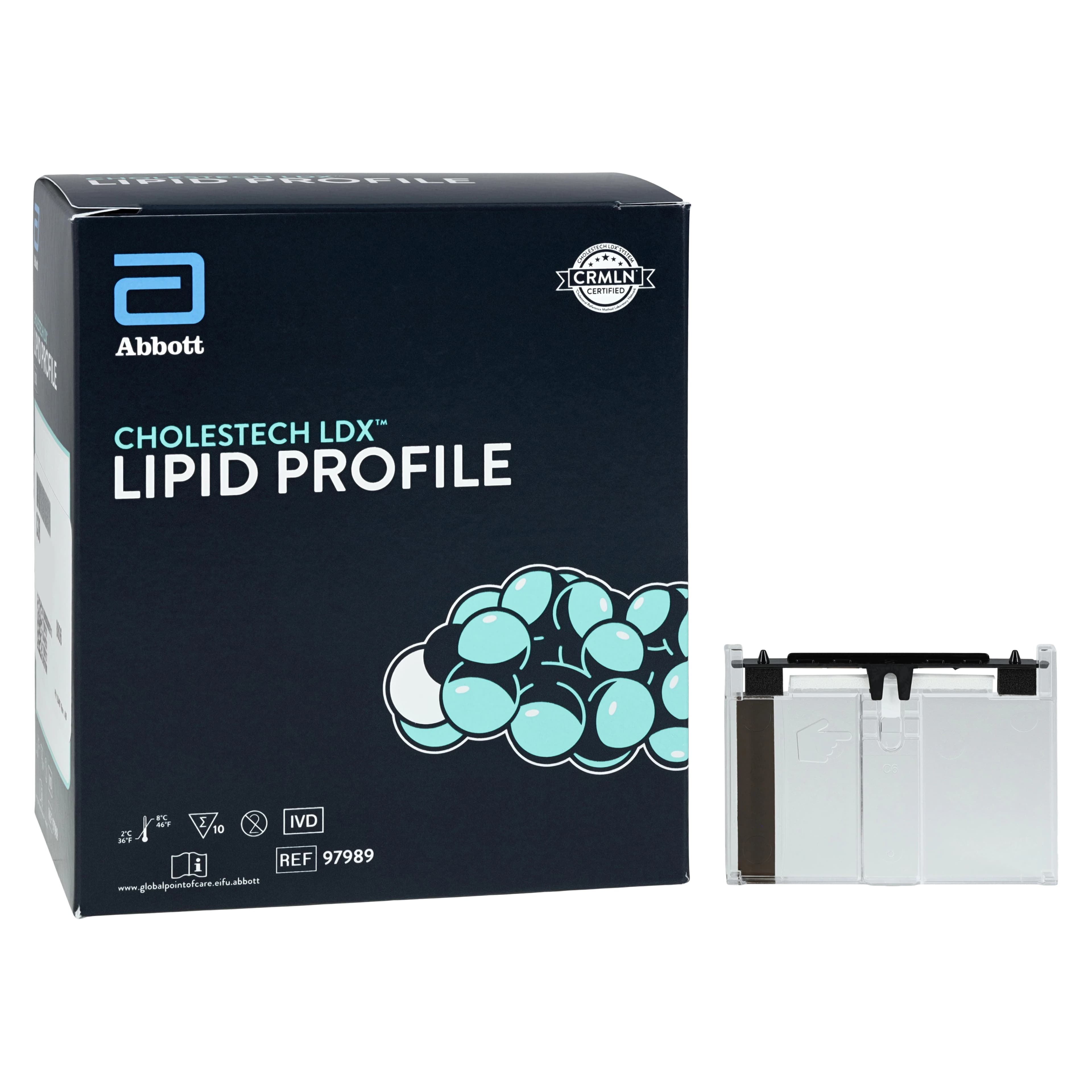 Cholestech LDX Lipid Panel Test Kit, CLIA Waived, Whole Blood Cassette, 10/Box thumbnail 2