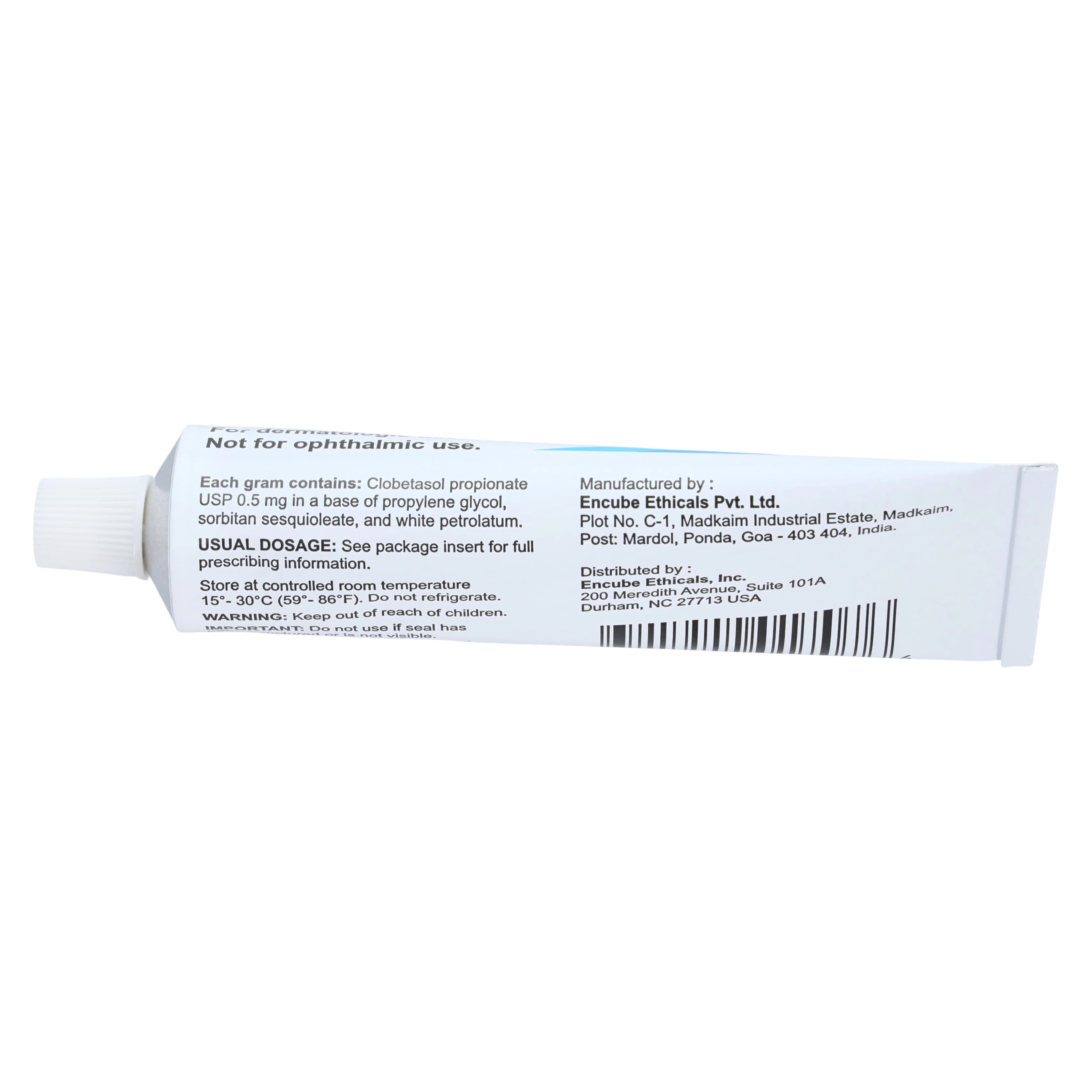 Clobetasol Propionate Ointment 0.05%, 60g Tube thumbnail 3