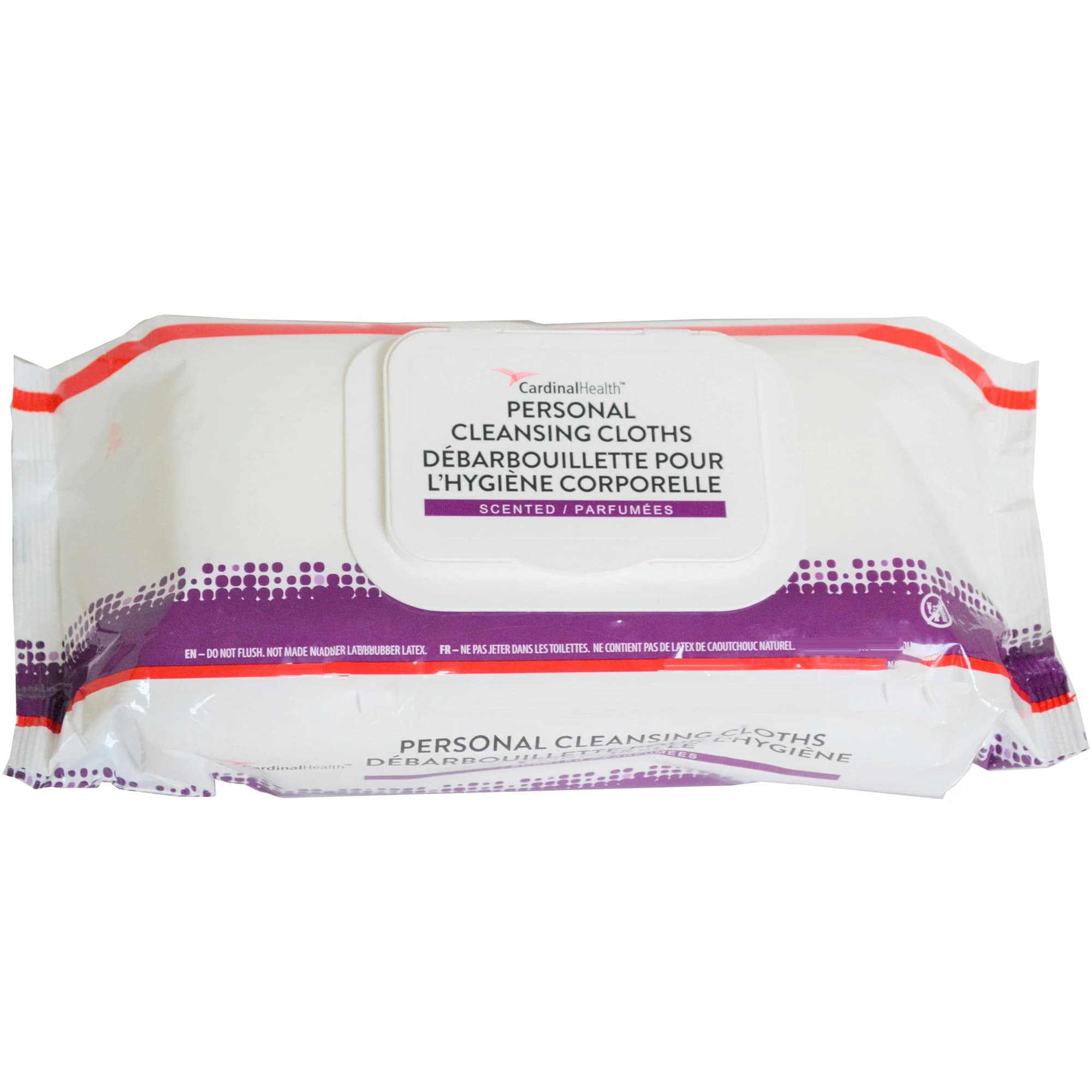 Cardinal Health Personal Cleansing Cloth, SpunLace, Fragrance Free, Non-Flushable, 9x13", 24/Case - Cloth Personal Cleansing 9x13" - Image 1