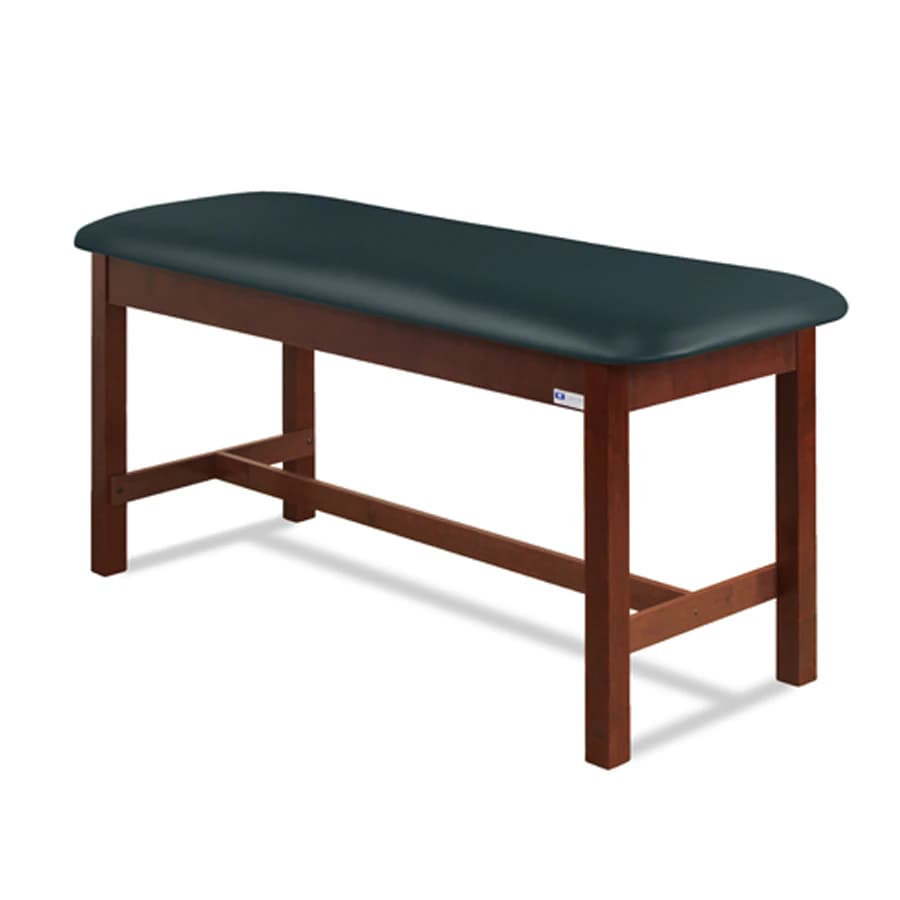 Clinton Industries Classic Series Straight Line Treatment Table, Dark Cherry/Black, 400 lb Capacity - Table Treatment DrkChery/Black - Image 1