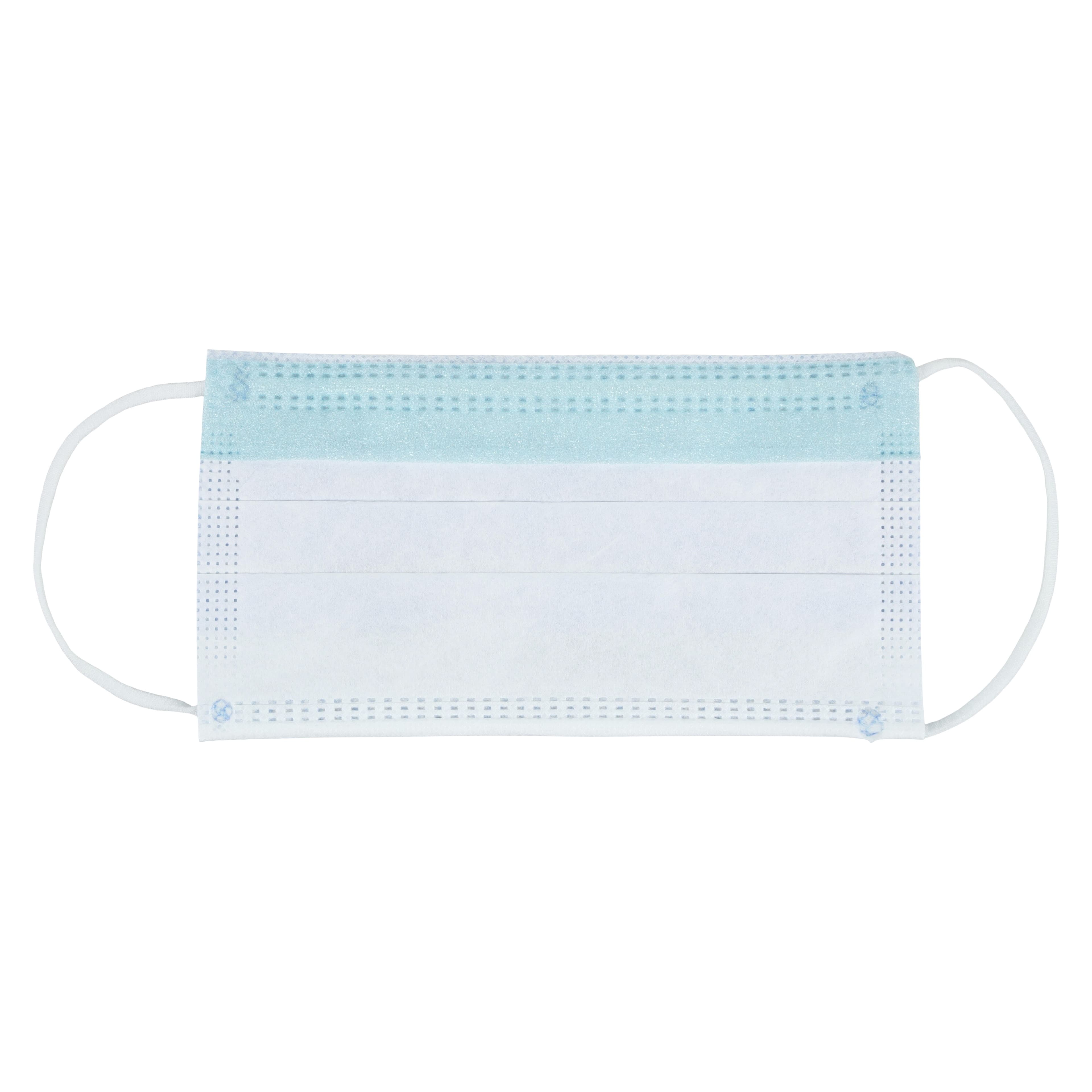 Aspen Surgical FluidGard Procedure Earloops Mask, Anti-Fog, ASTM Level 3, Blue Diamond, Single Use, 500/Case thumbnail 5