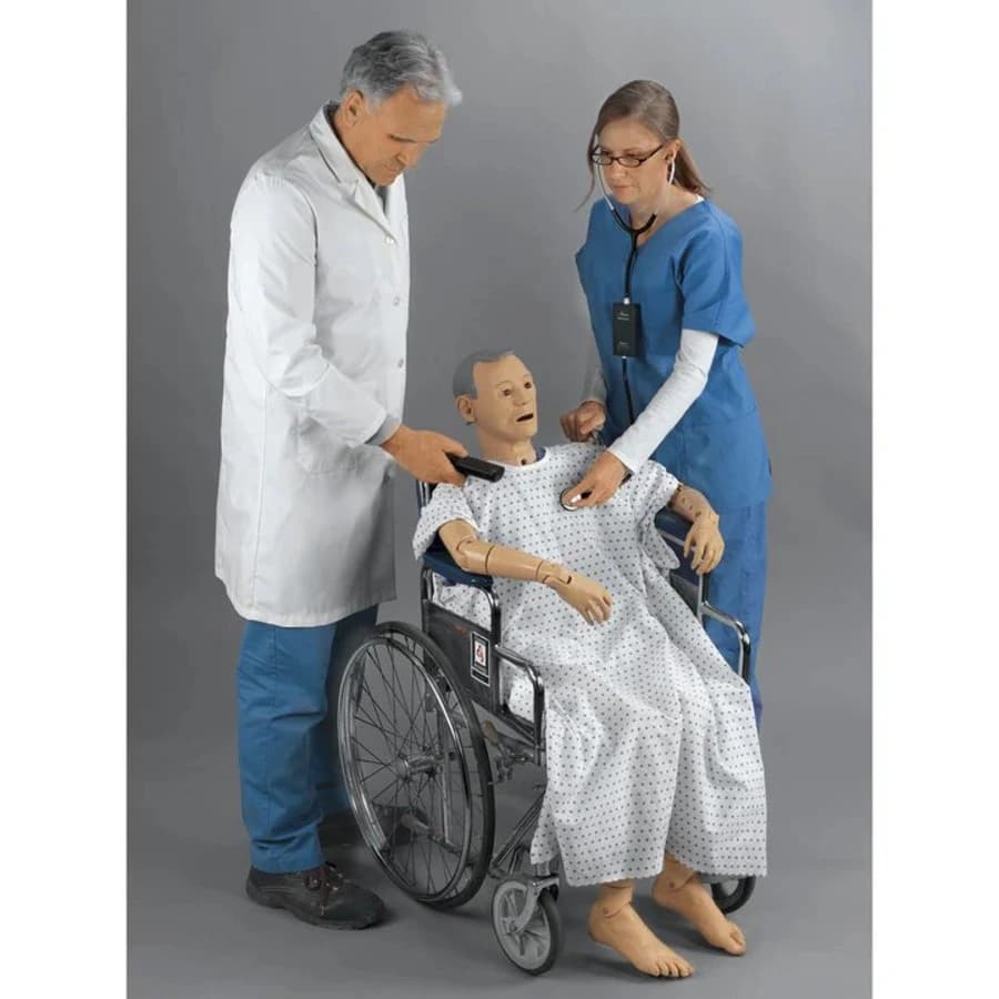 Life/form Geri Auscultation Manikin, Full-Size Light Adult, Each - Manikin GERi Auscultation - Image 1