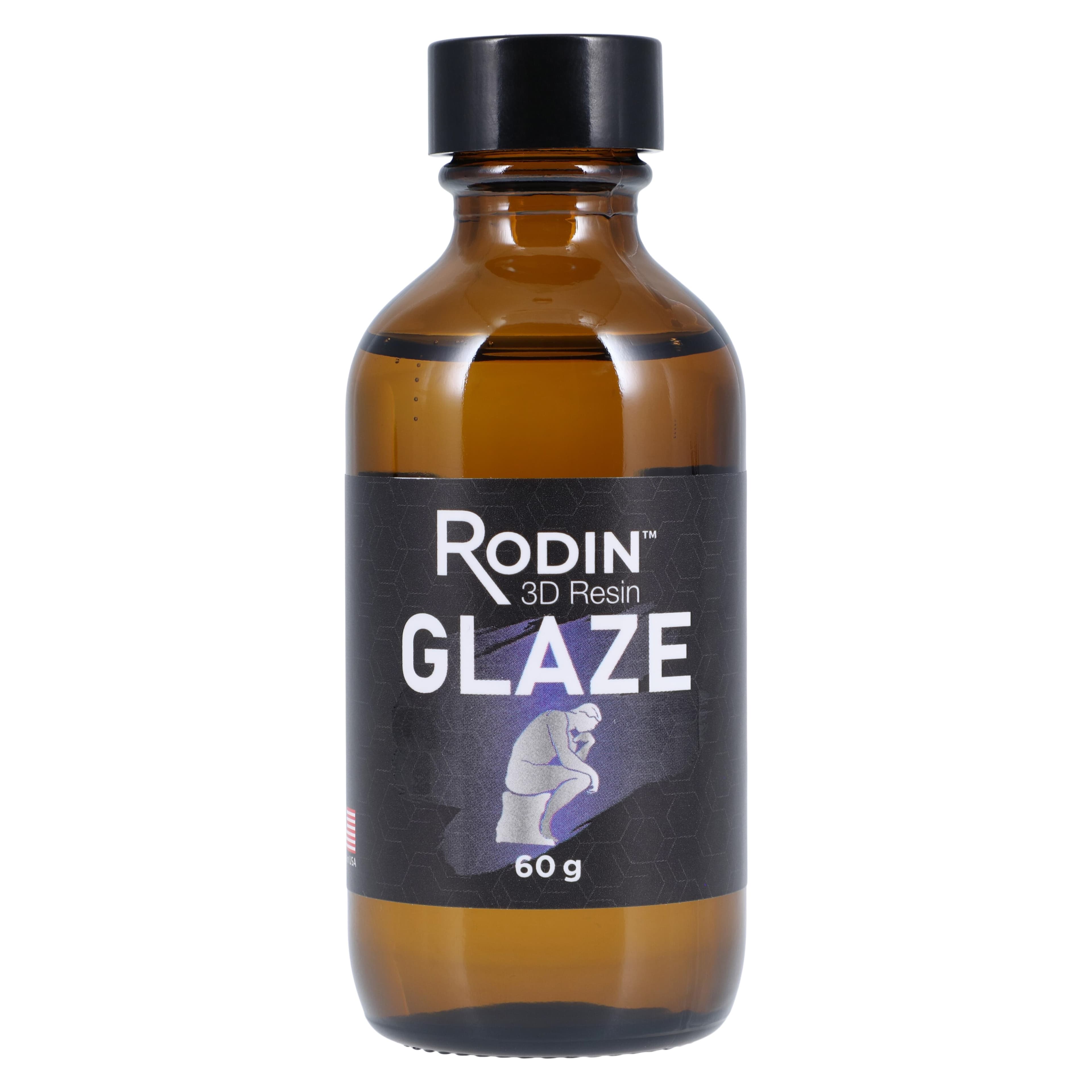 Rodin All-Purpose Glaze, Light-Curable Resin, 60g Bottle, 1/Pk thumbnail 3