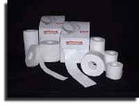 Fabrifoam SuperWrap Stretch Bandage, Nylon/Lycra with Foam Back, Elastic, 4" x 15 yd, White, Each - Wrap Therapeutic SuperWrap - Image 1