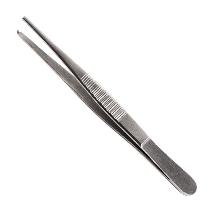 Sklar Econo Thumb Tissue Forceps, 1x2 Teeth, 5-1/2", Sterilizable, 12/Box - Forcep Thumb Tissue 1x2 Teeth - Image 1