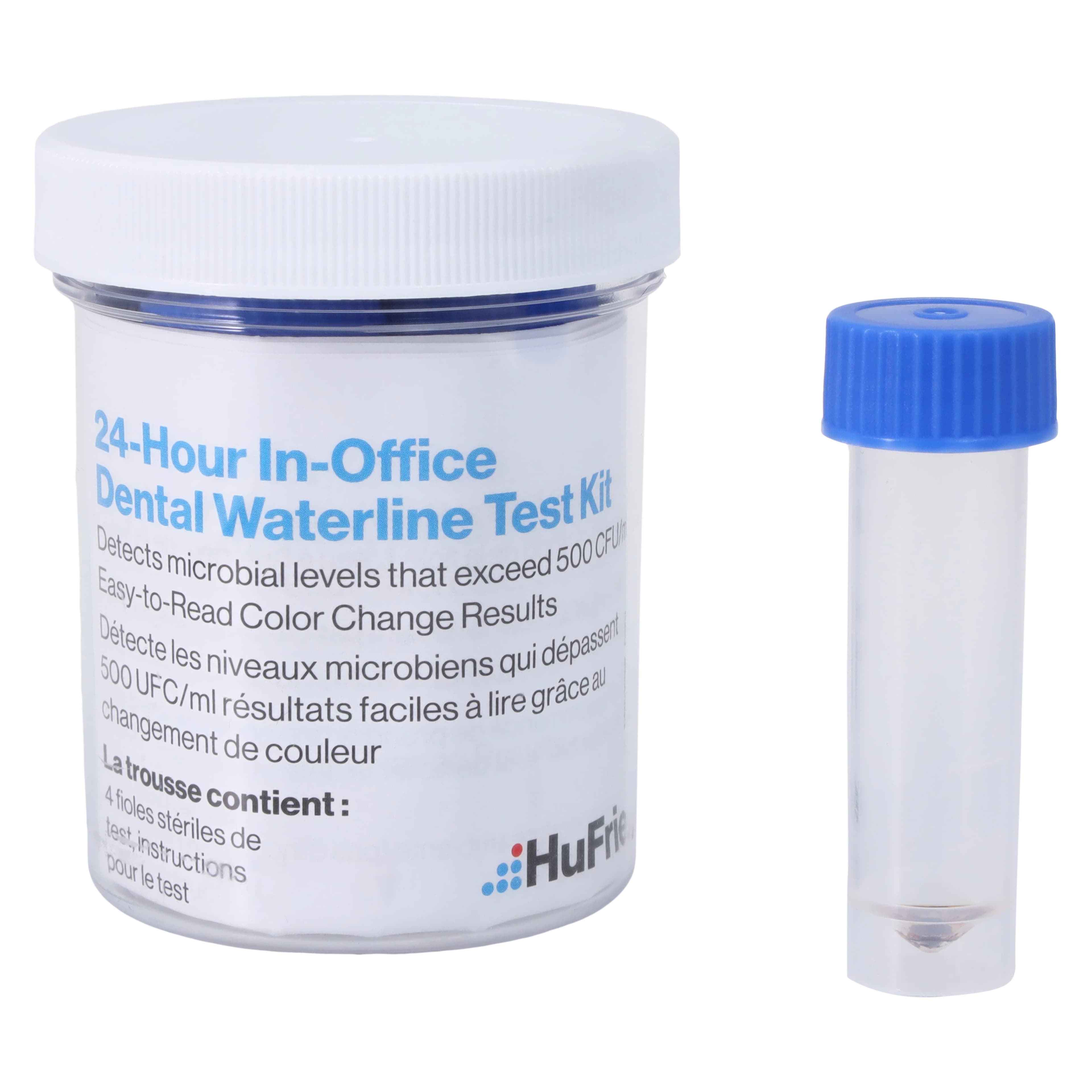 Hu-Friedy 24-Hour In-Office Dental Waterline Test Kit, 4 Vials, IMS-1004 - 24-Hour In-Office Dental Waterline Test Kit of 4 Vials - Image 1