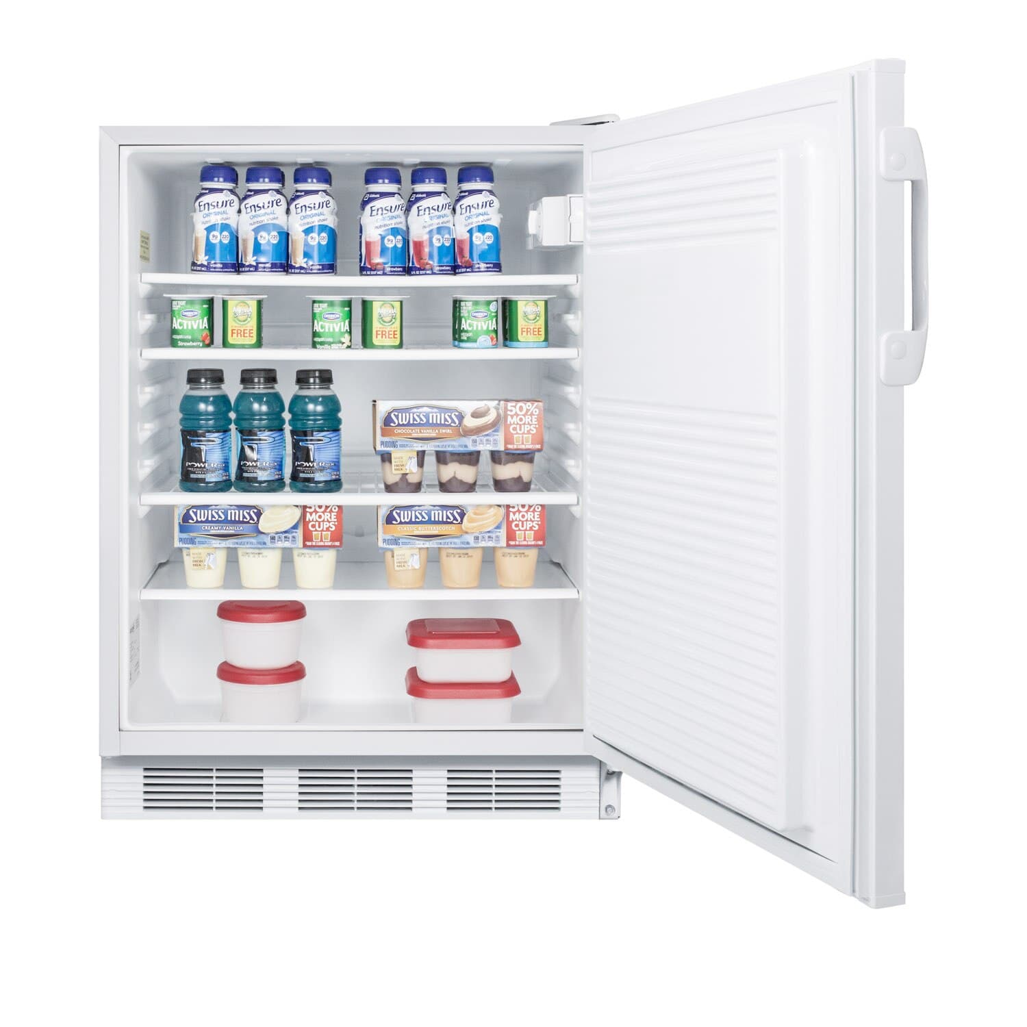 Summit Break Room Refrigerator, 5.5 Cu Ft, Auto/Cycle Defrost, 24" Wide thumbnail 2