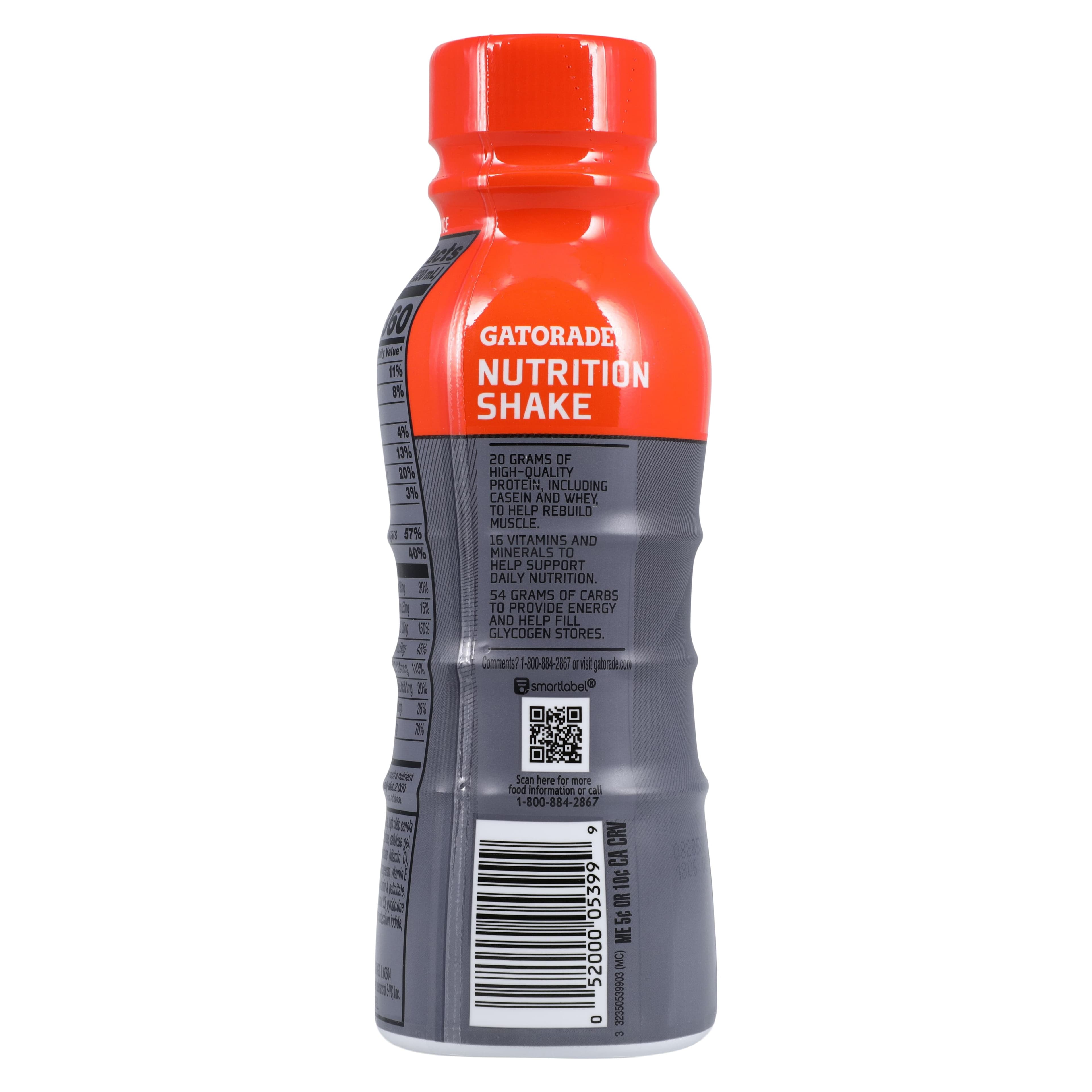 Gatorade Nutrition Protein Shake, Strawberry, 11.16 oz Bottle, 12/Case thumbnail 3